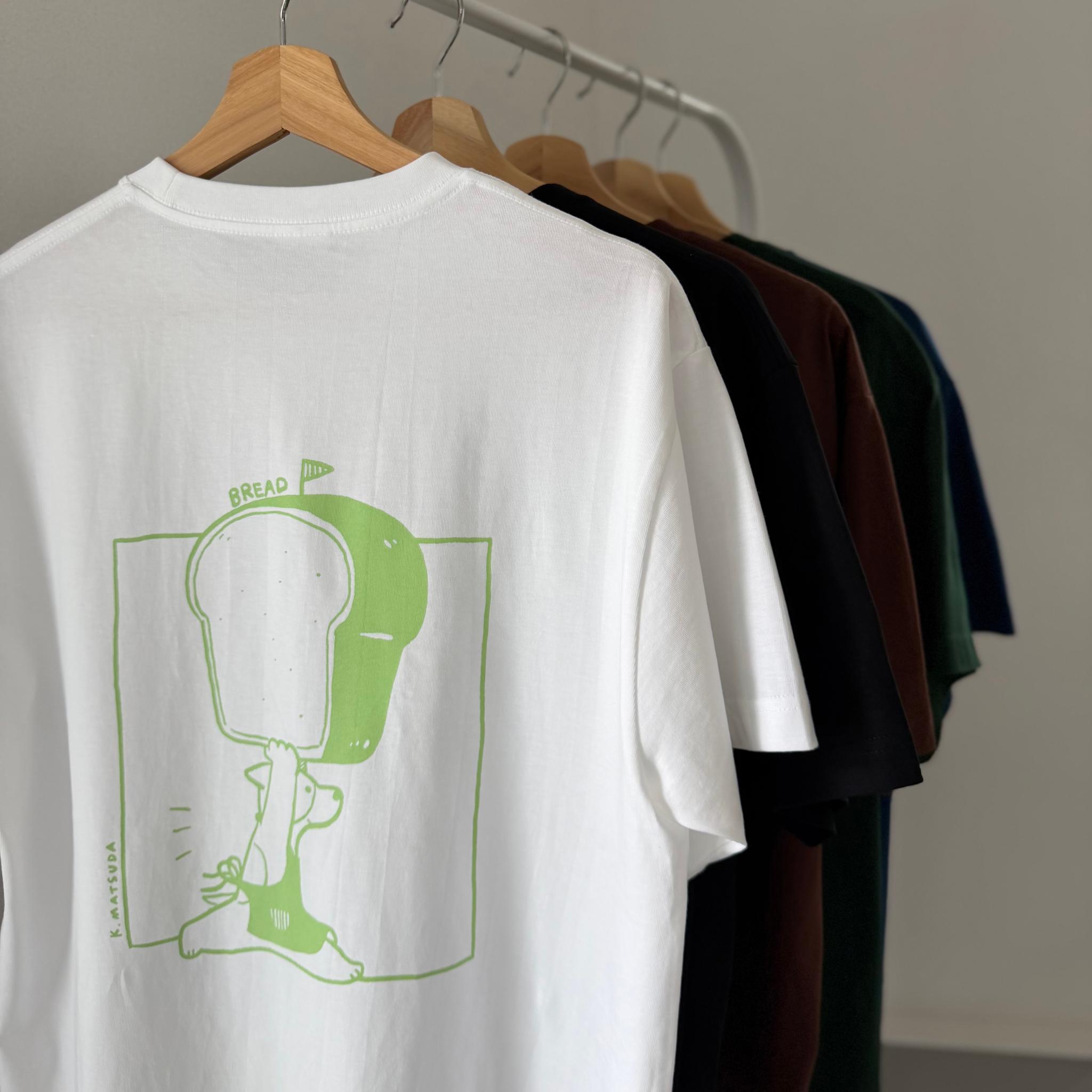 【ユニセックス】コラボプリント リラックスフィットTシャツ-BREAD 5色展開【ブラウン】 | 8枚目