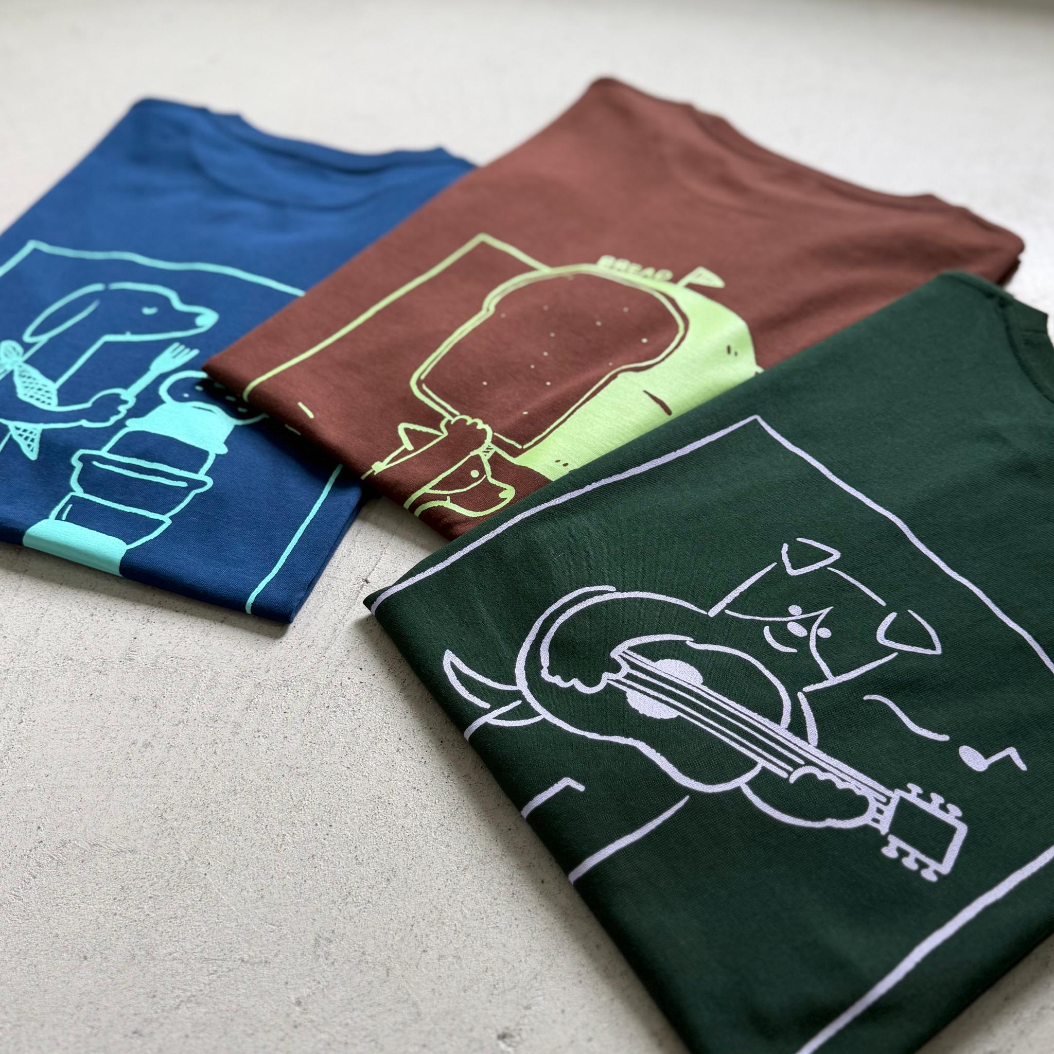 お得な3枚セット♪【ユニセックス】コラボプリント リラックスフィットTシャツ-K.MATSUDA1枚目の画像