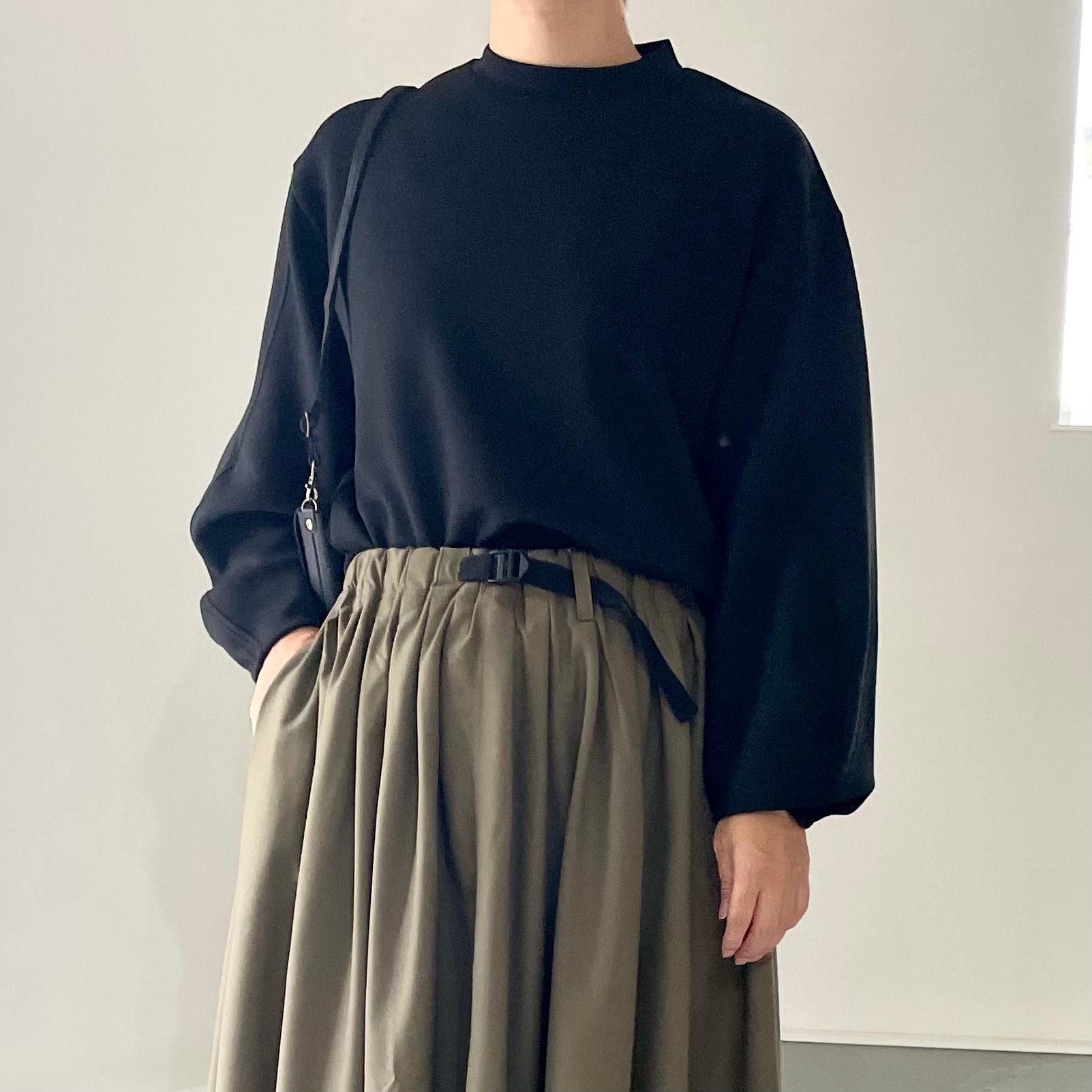 『2025新作』キレイ目にもカジュアルにも◎ダンボールニットプルオーバー【ブラック】