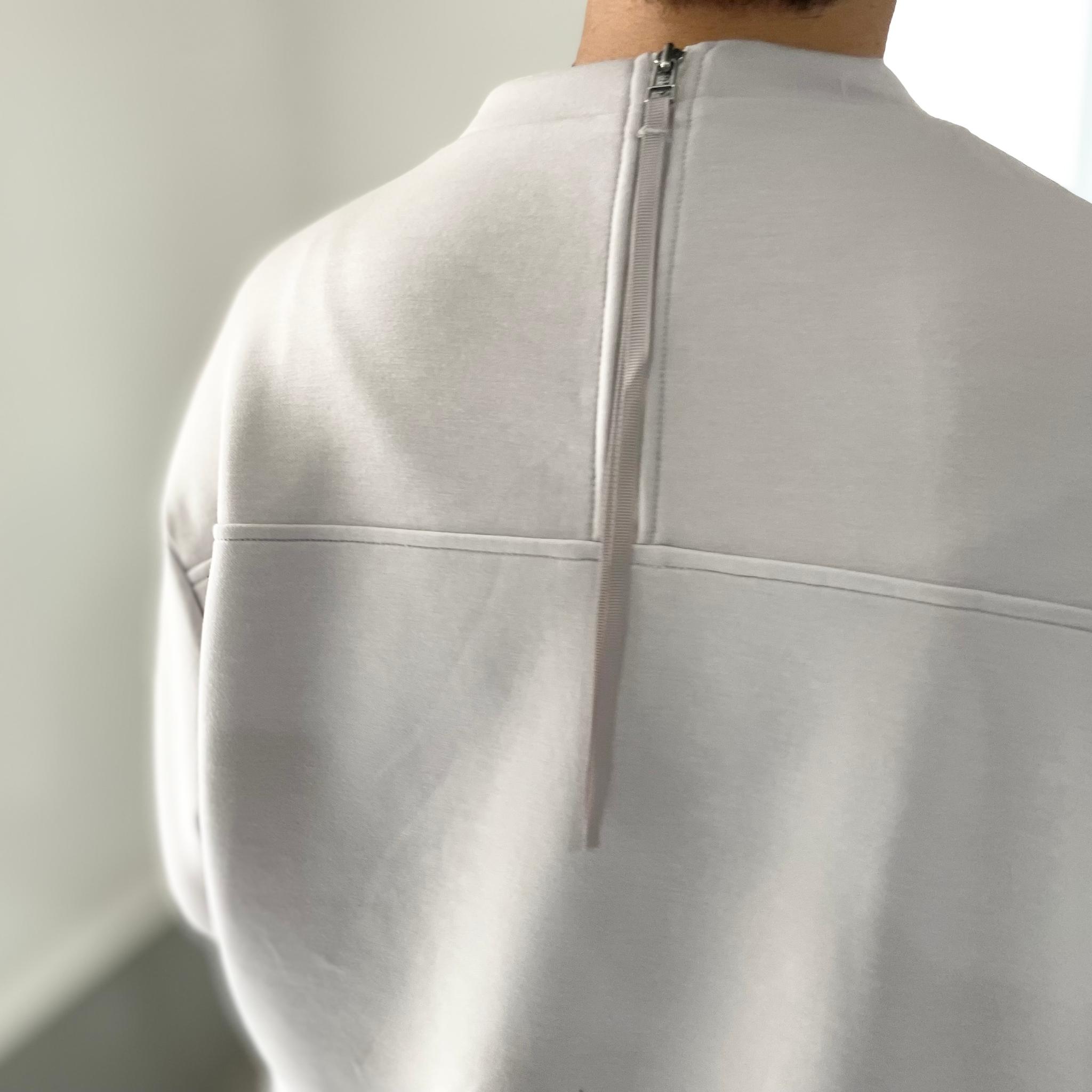 『2025新作』キレイ目にもカジュアルにも◎ダンボールニットプルオーバー【オフホワイト】 | 18枚目