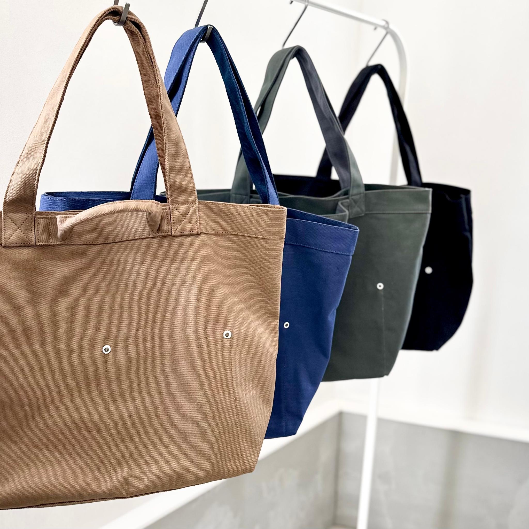 『2025新作』大容量 2WAY ヘビーキャンバス トートバッグ　L-size【4色展開】