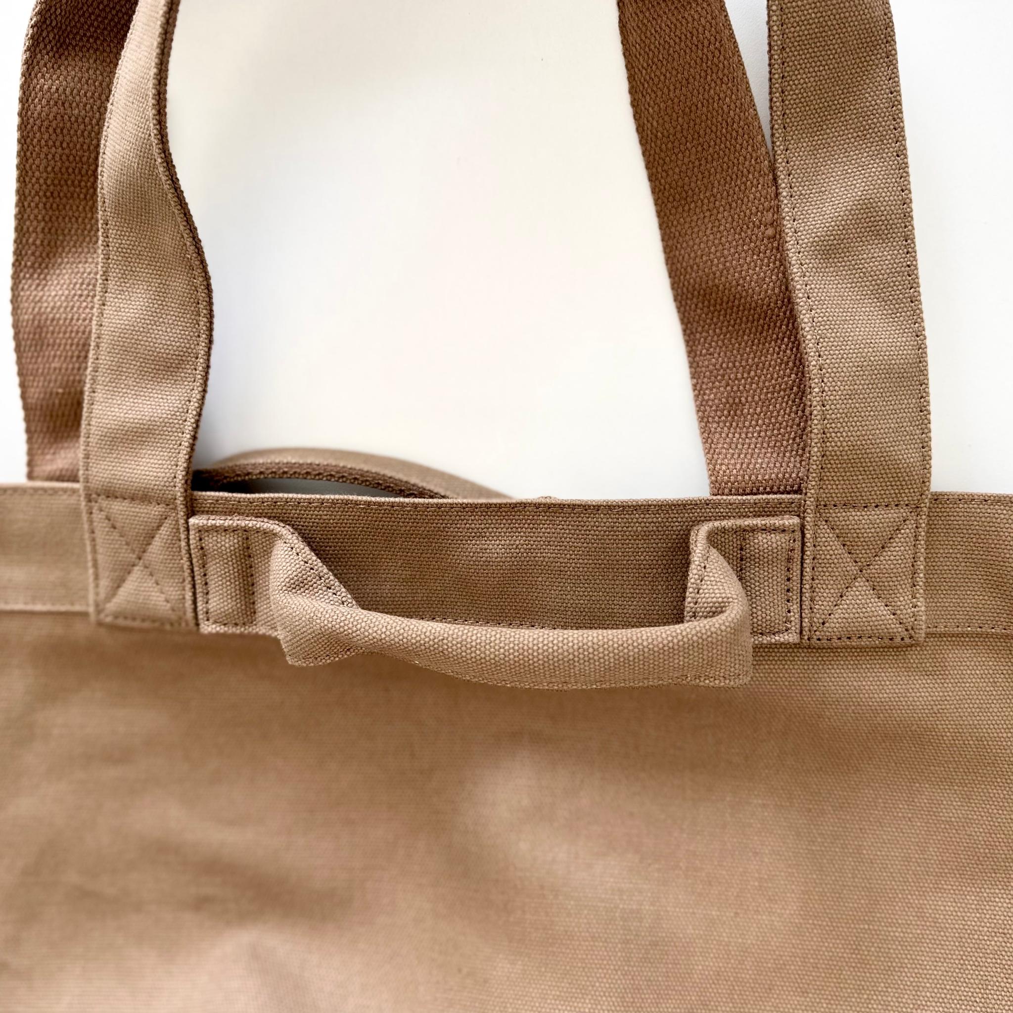 『2025新作』大容量 2WAY ヘビーキャンバス トートバッグ　L-size【4色展開】 | 16枚目