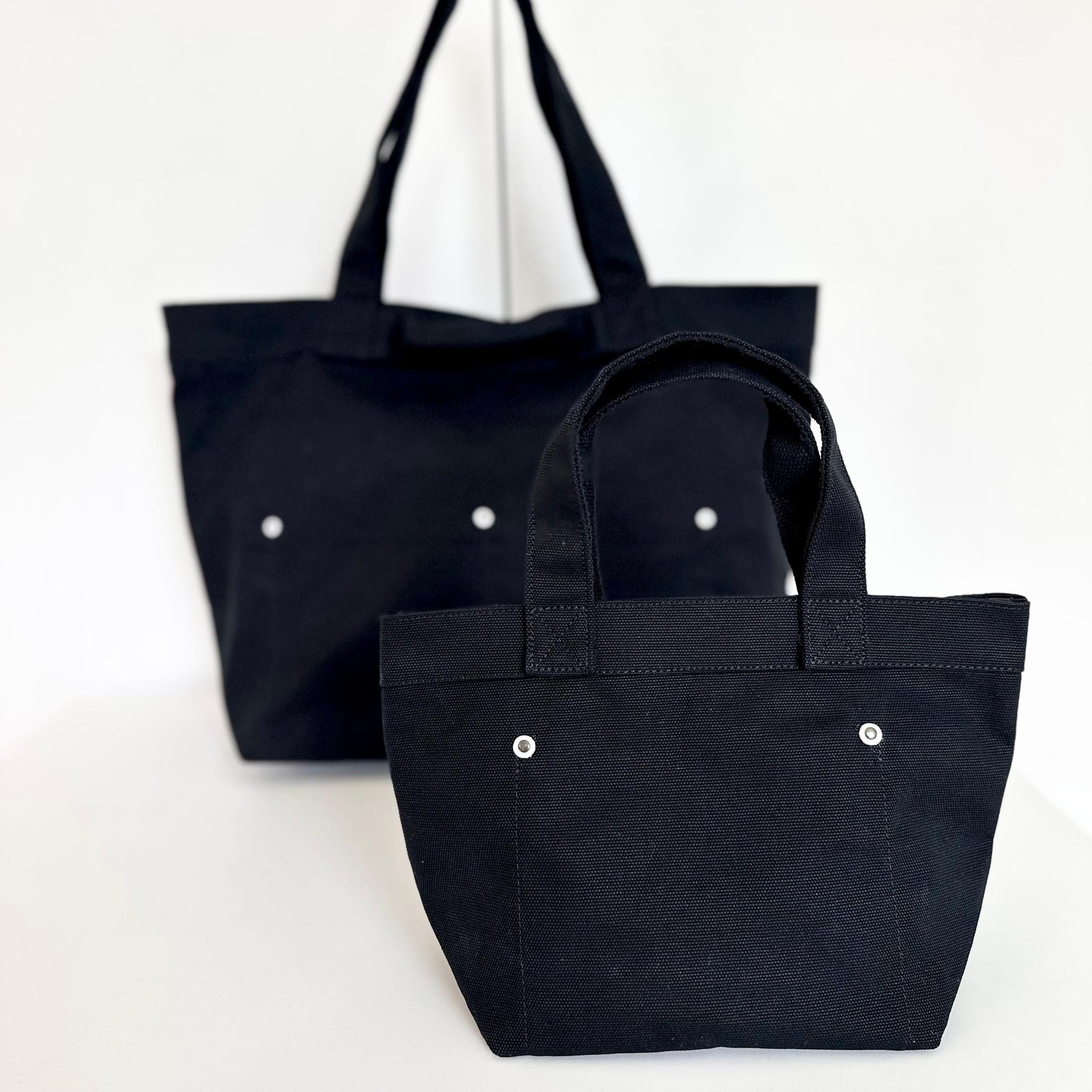 『2025新作』レザーパッチ付 ヘビーキャンバス トートバッグ　S-size【4色展開】 | 14枚目