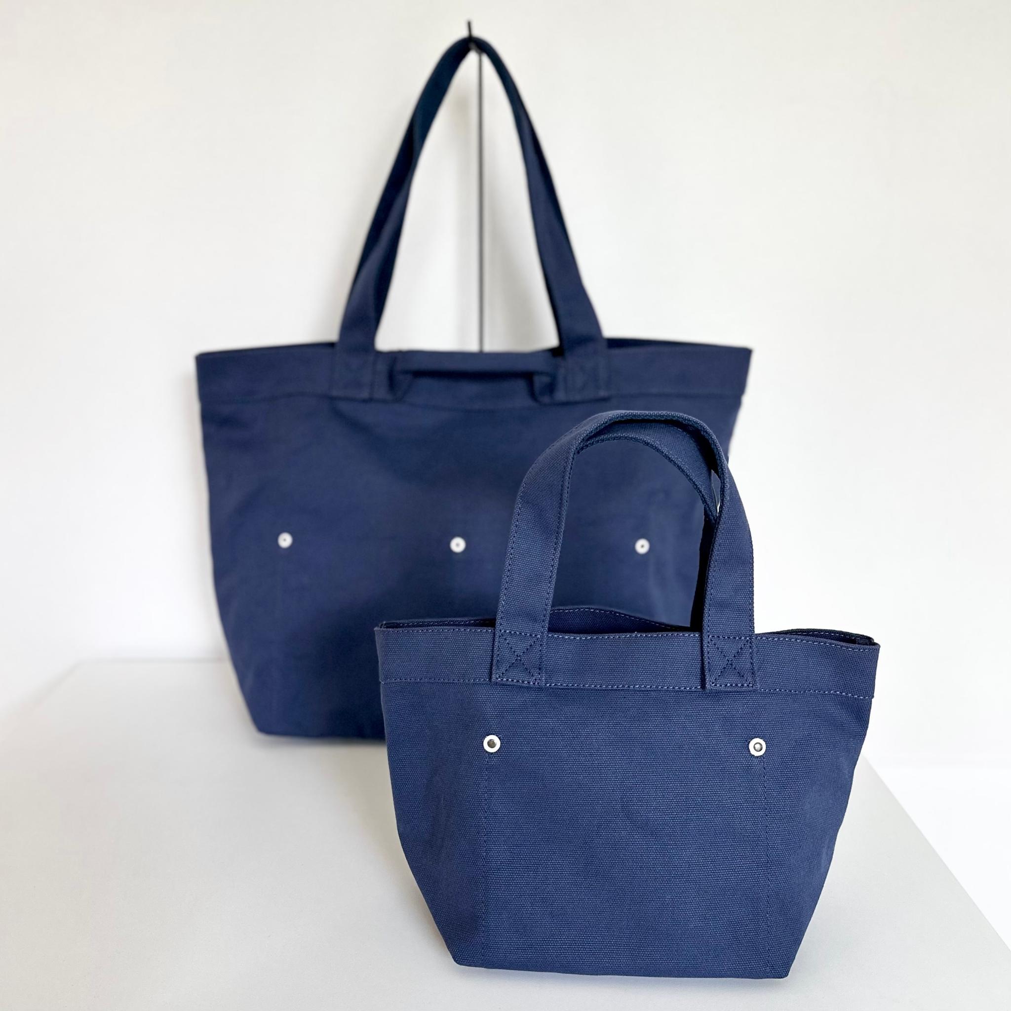 『2025新作』レザーパッチ付 ヘビーキャンバス トートバッグ　S-size【4色展開】 | 8枚目