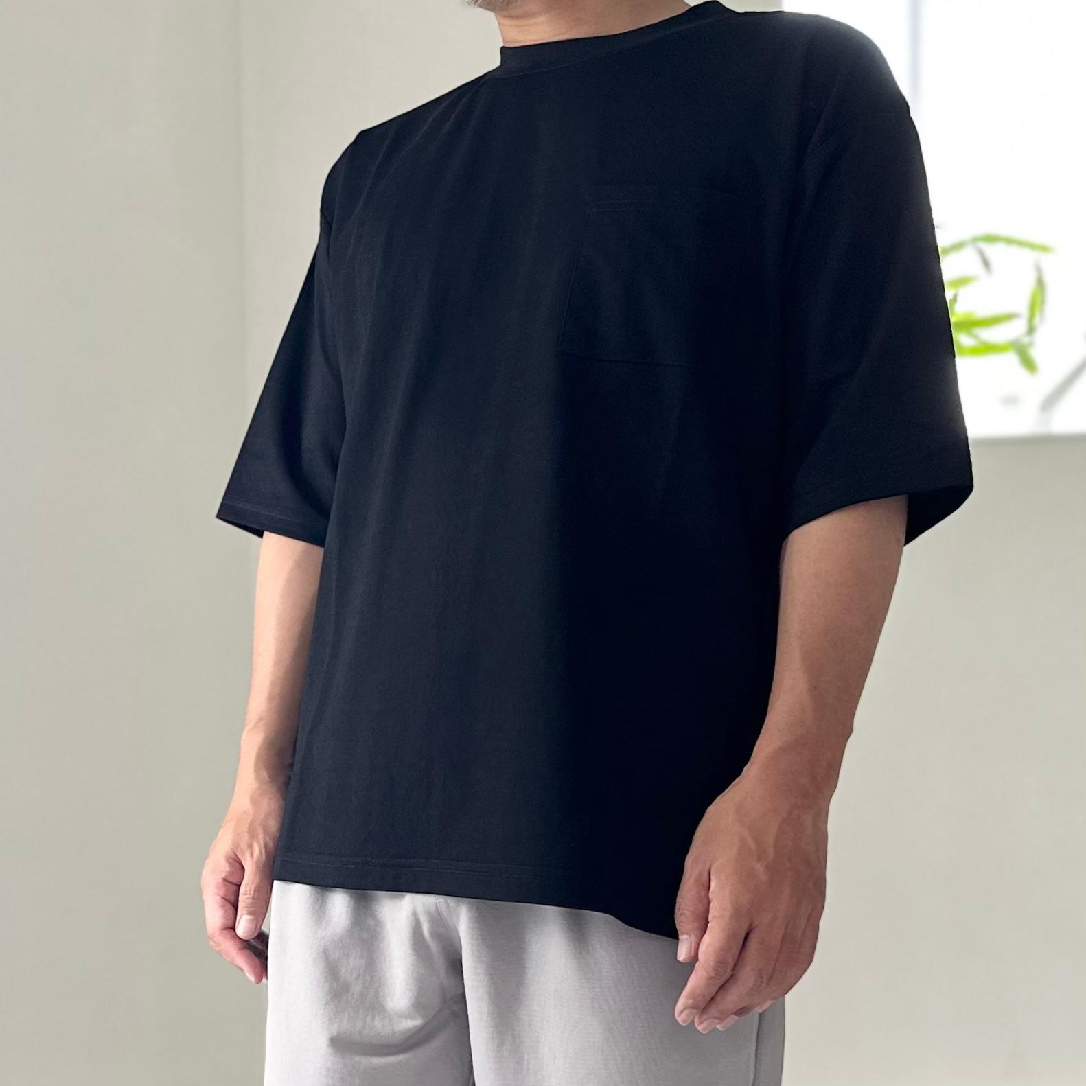 【接触冷感】ユニセックス　サイドスリット ポケット付 ルーズフィット Tシャツ【ホワイト】『2025新作』 | 12枚目