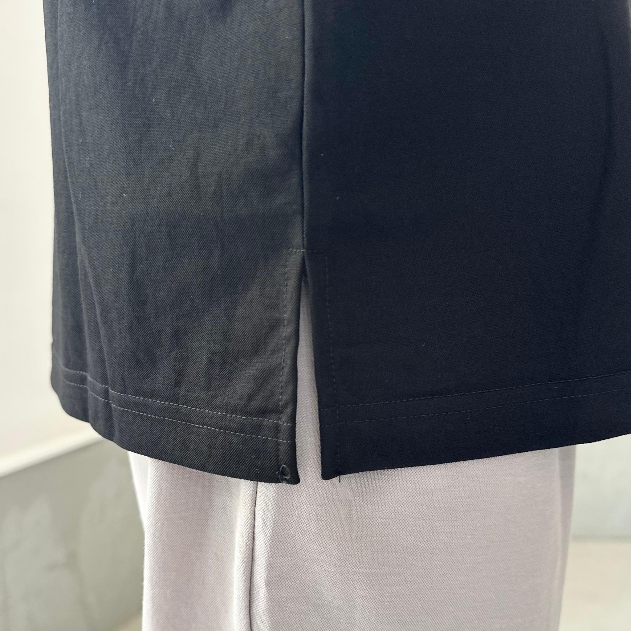 【接触冷感】ユニセックス　サイドスリット ポケット付 ルーズフィット Tシャツ【3色展開】『2025新作』 | 5枚目