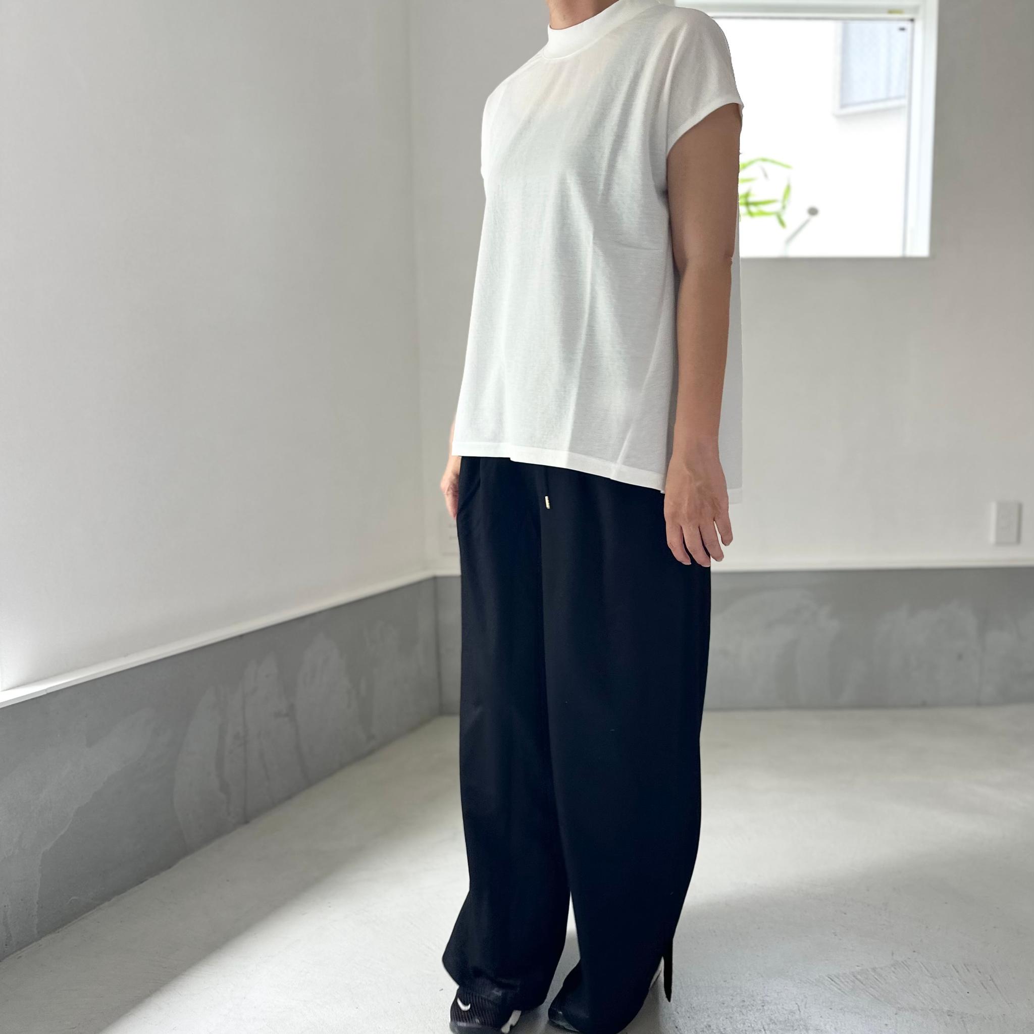 【接触冷感】フレンチスリーブ スラントシームプルオーバー【2色展開】 | 19枚目