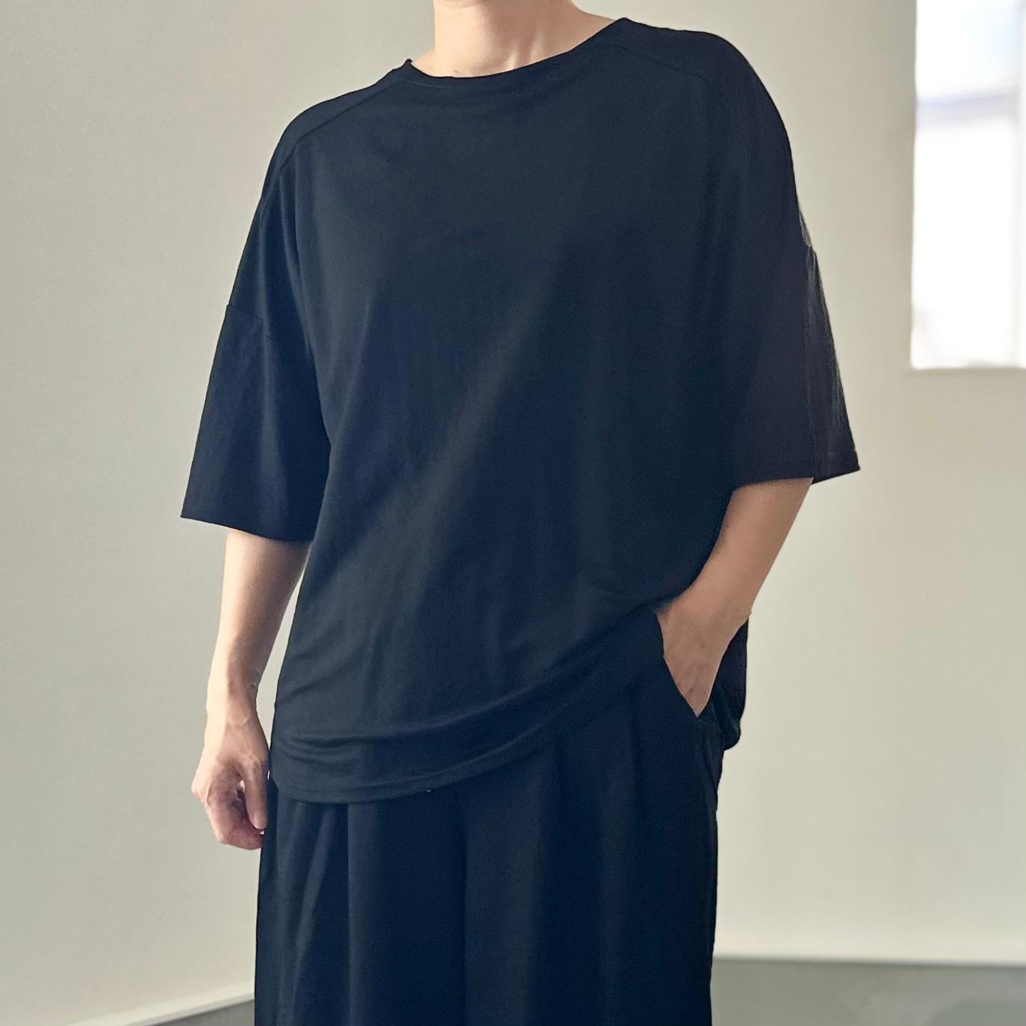 【接触冷感】サイドスリット オーバーサイズ半袖プルオーバー 5色展開【グレー】『2025リデザイン』 | 20枚目