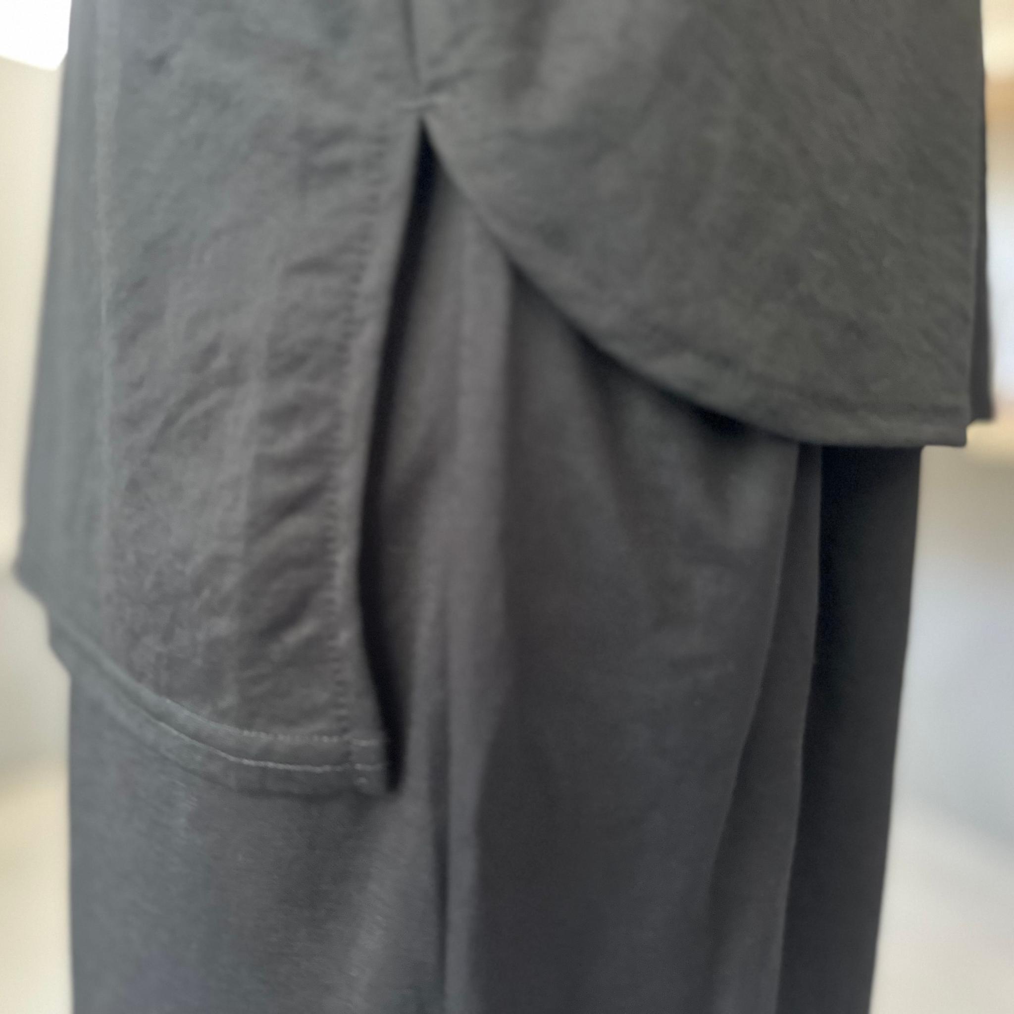 【接触冷感】サイドスリット オーバーサイズ半袖プルオーバー 5色展開【ブラック】『2025リデザイン』 | 8枚目