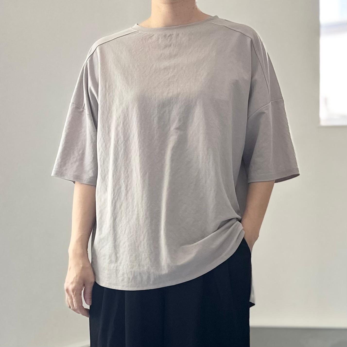 【接触冷感】サイドスリット オーバーサイズ半袖プルオーバー 5色展開【ダークグリーン】『2025リデザイン』 | 14枚目