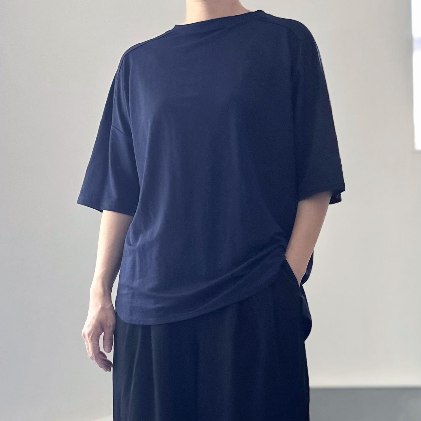 【接触冷感】サイドスリット オーバーサイズ半袖プルオーバー 5色展開【ダークグリーン】『2025リデザイン』 | 16枚目