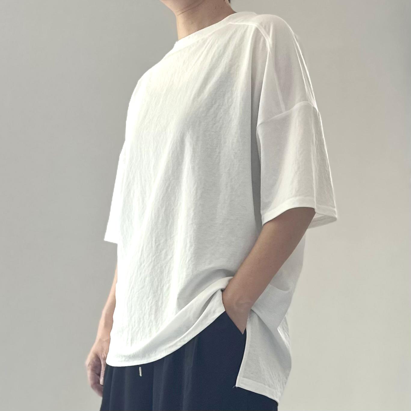 【接触冷感】サイドスリット オーバーサイズ半袖プルオーバー【5色展開】『2025リデザイン』 | 16枚目