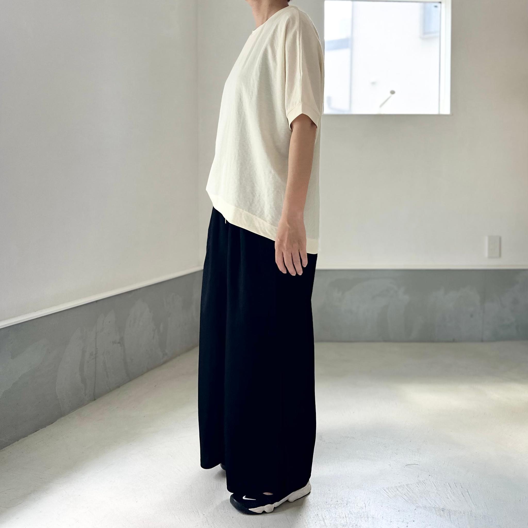 【接触冷感】前後差裾ラウンド ビッグシルエットプルオーバー 3色展開【アイボリー】『2025リデザイン』 | 10枚目