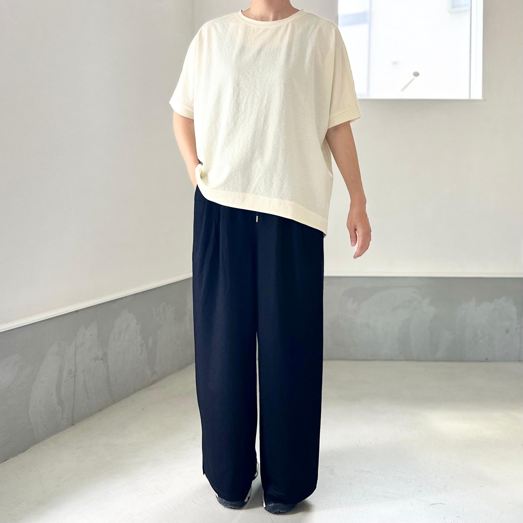 【接触冷感】前後差裾ラウンド ビッグシルエットプルオーバー 3色展開【アイボリー】『2025リデザイン』 | 9枚目