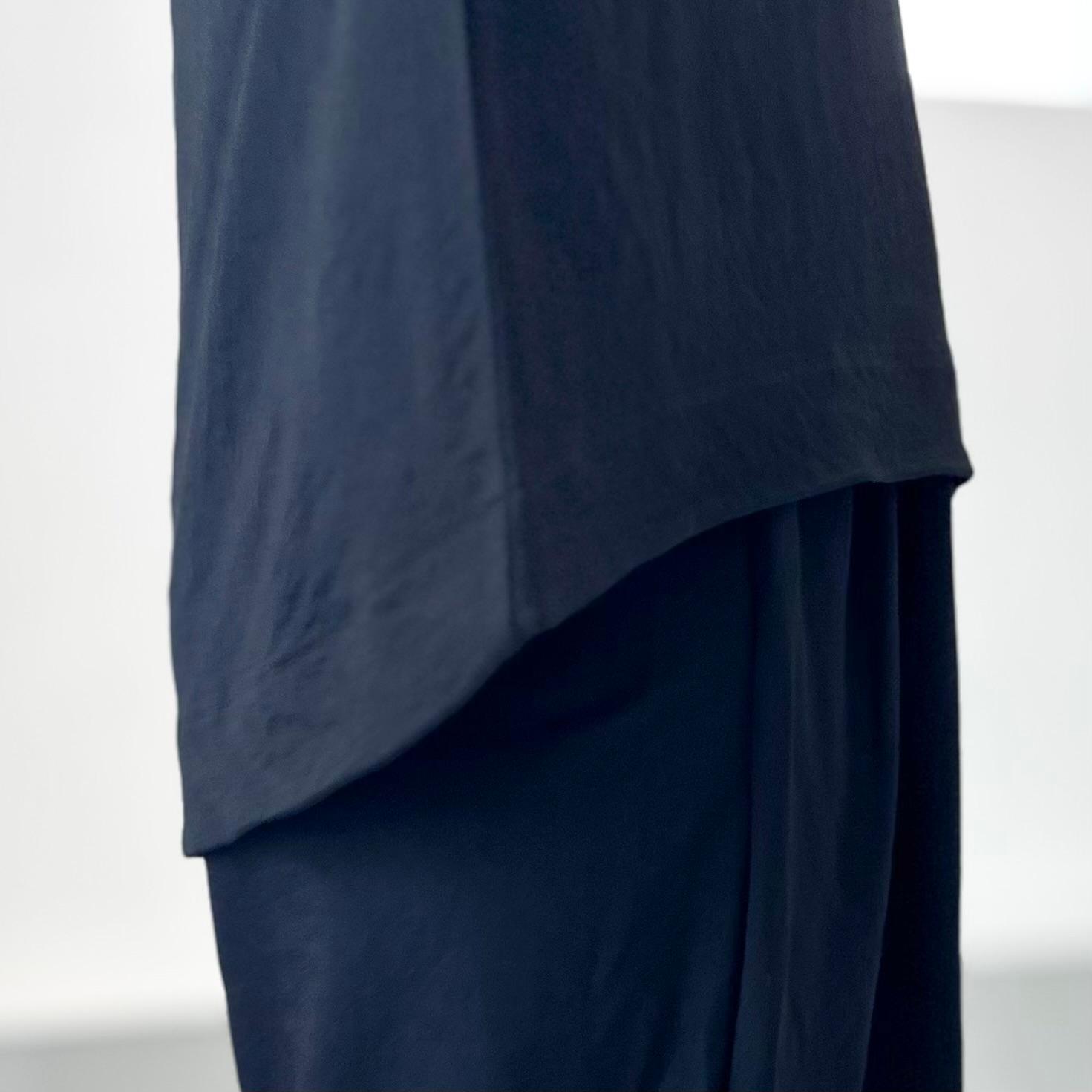 【接触冷感】前後差裾ラウンド ビッグシルエットプルオーバー 3色展開【ブラック】『2025リデザイン』 | 7枚目