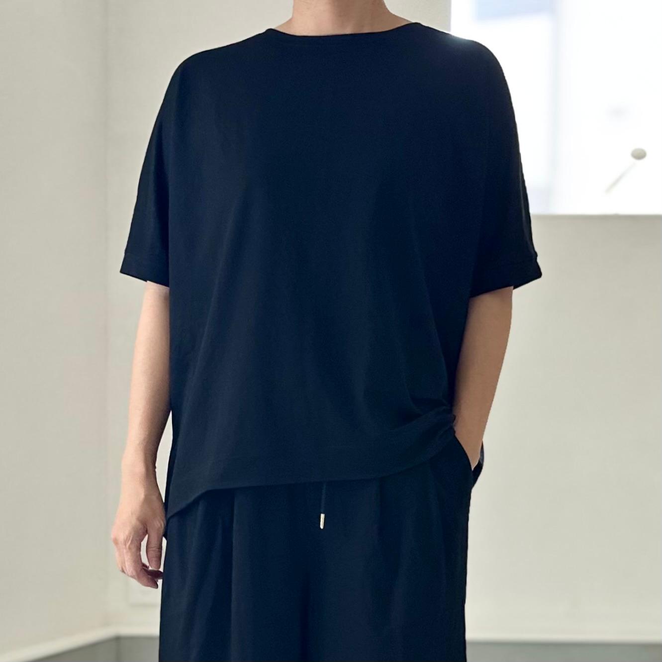 【接触冷感】前後差裾ラウンド ビッグシルエットプルオーバー 3色展開【ネイビー】『2025リデザイン』 | 17枚目