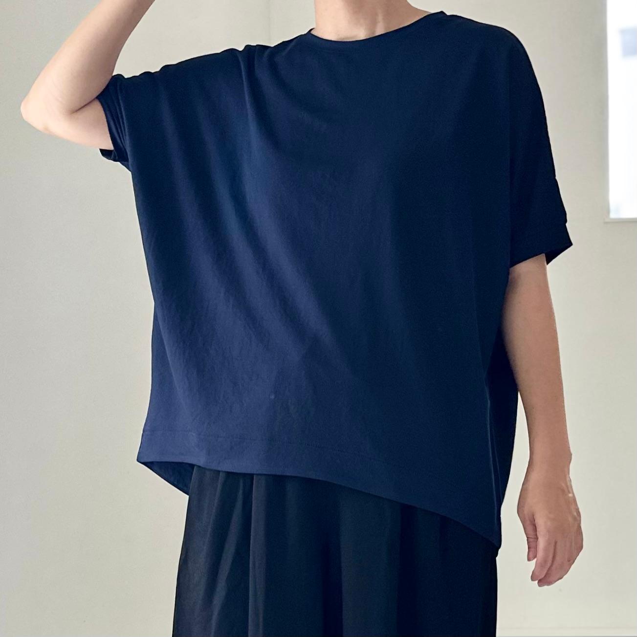 【接触冷感】前後差裾ラウンド ビッグシルエットプルオーバー【3色展開】『2025リデザイン』 | 2枚目