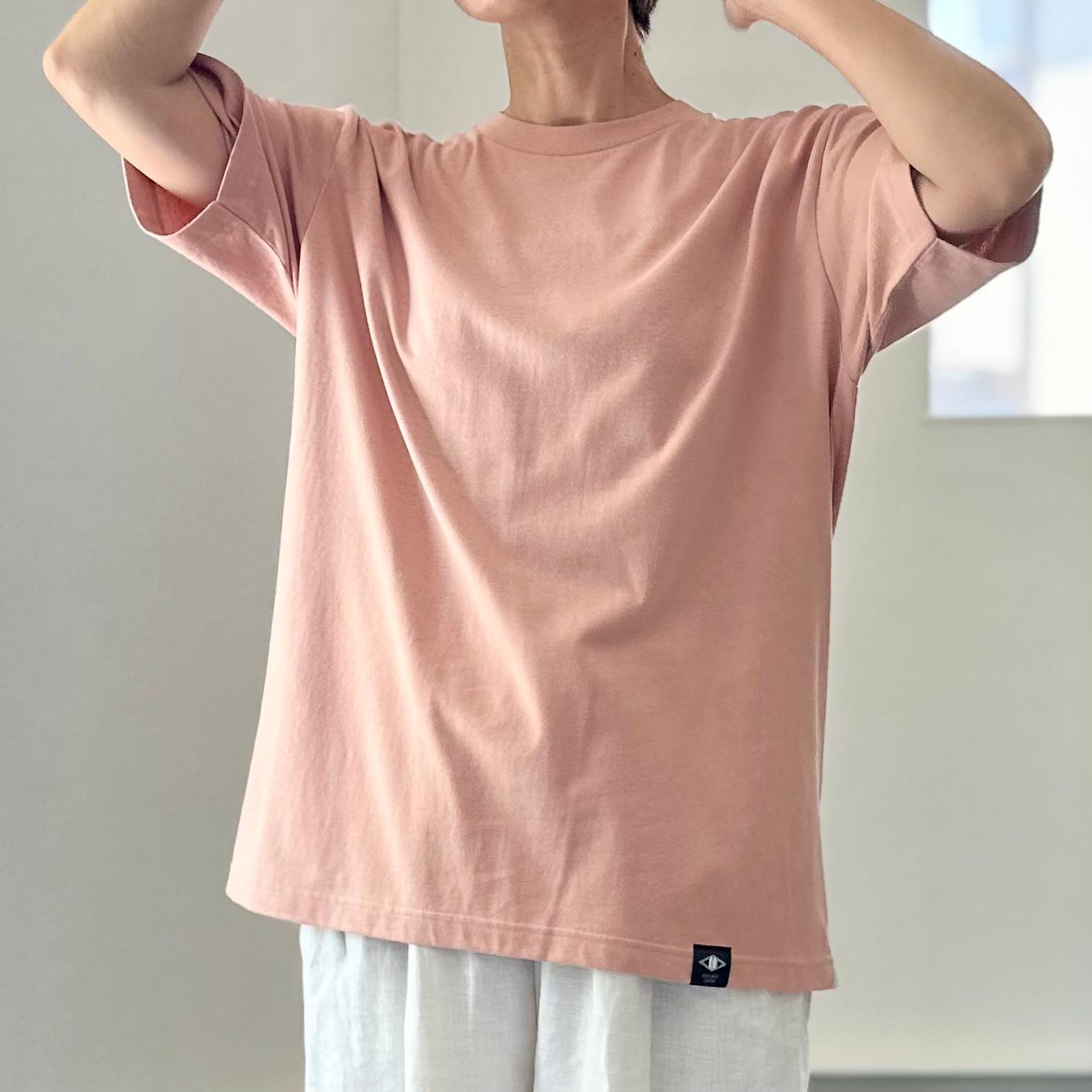 【ユニセックス】four seasonsバックプリント ビッグシルエットTシャツ 5色展開【Dピンク】 | 5枚目