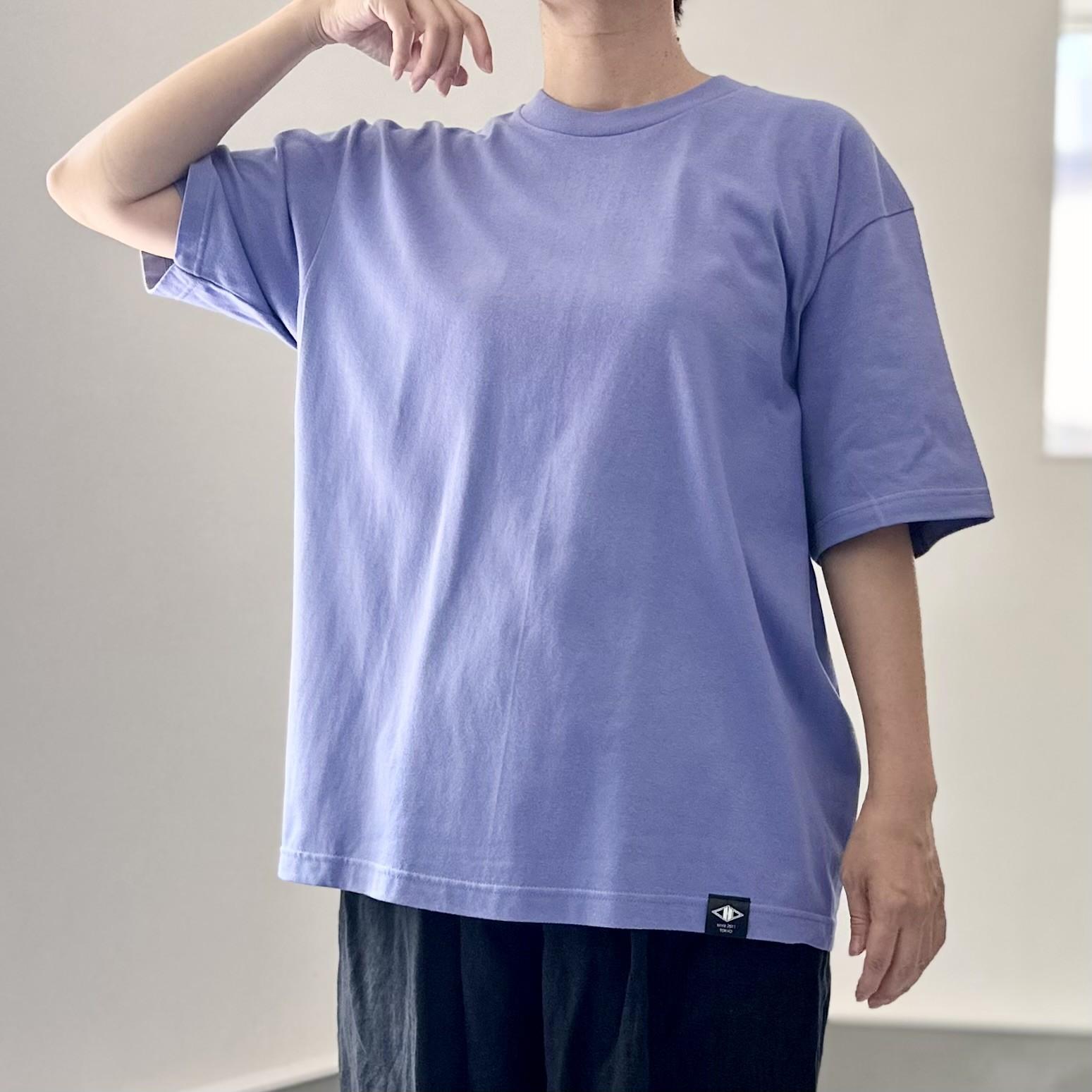 【ユニセックス】four seasonsバックプリント ビッグシルエットTシャツ 5色展開【Dブルー】 | 4枚目