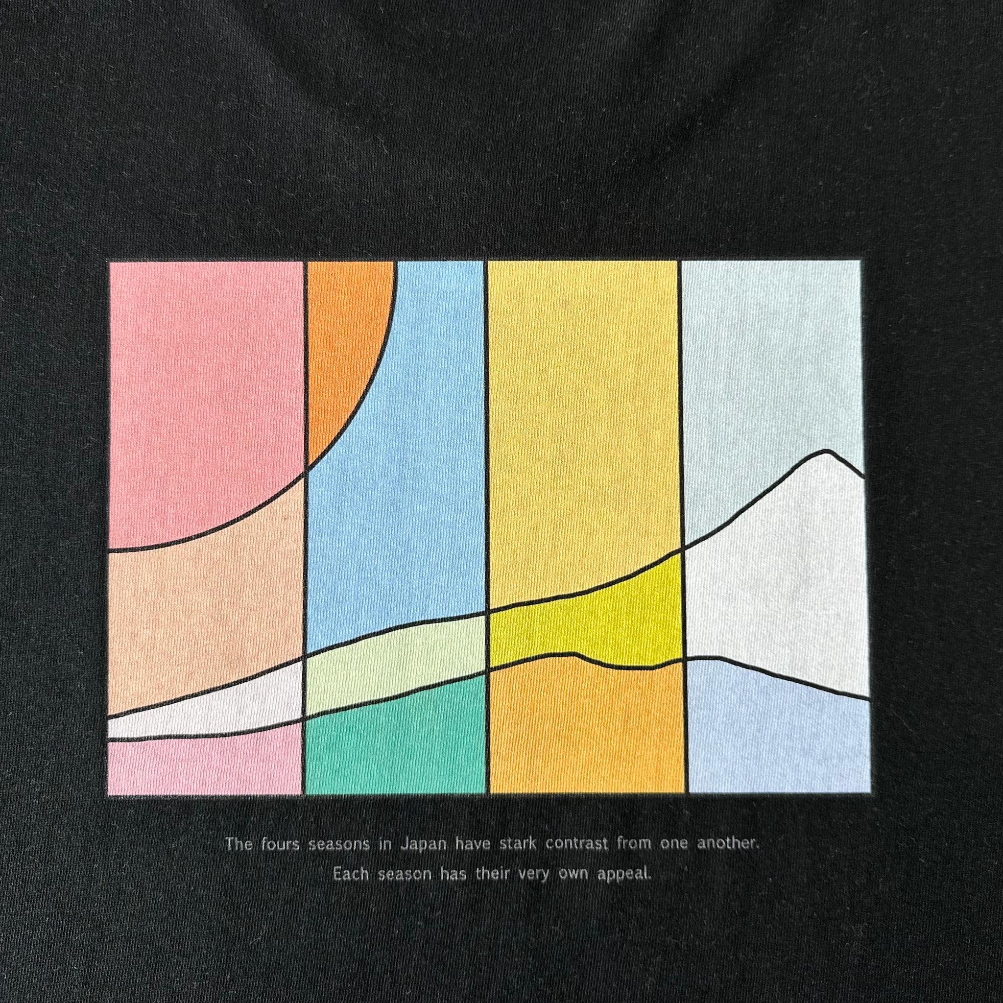 【ユニセックス】four seasonsバックプリント ビッグシルエットTシャツ【5色展開】 | 20枚目