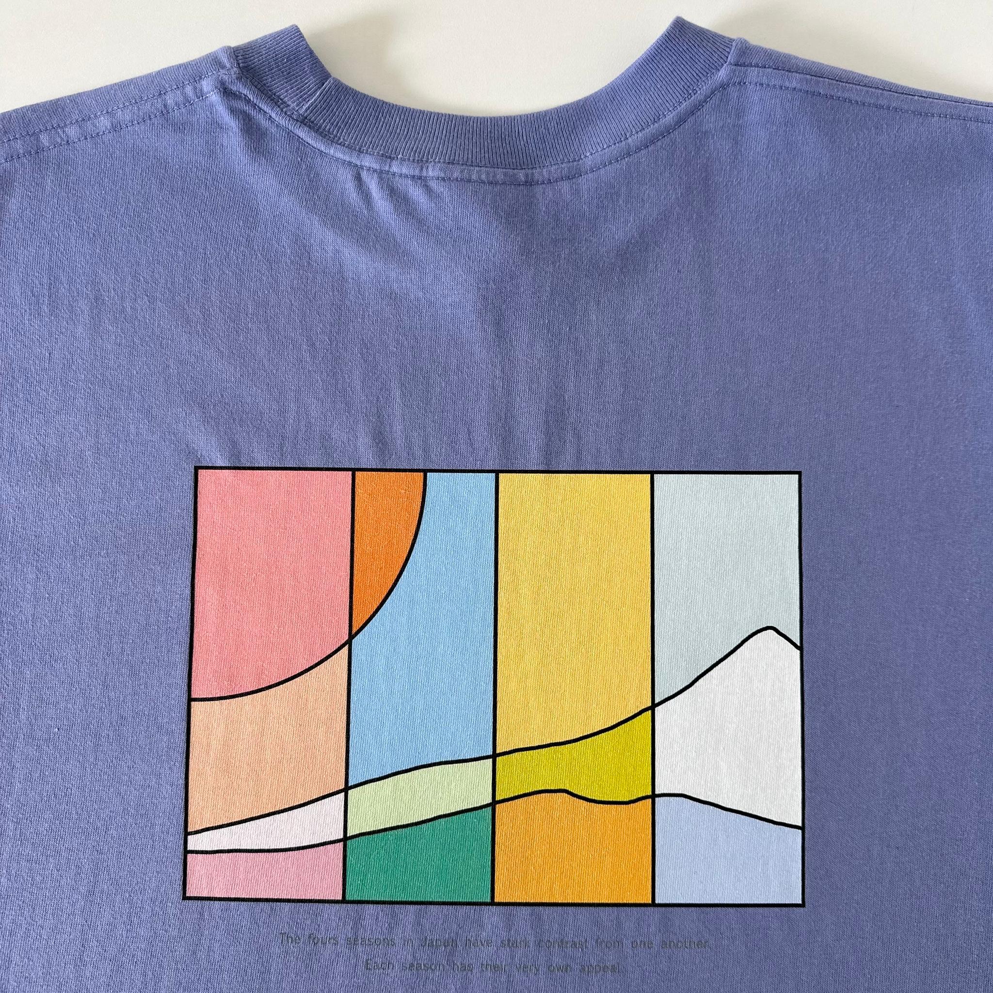 【ユニセックス】four seasonsバックプリント ビッグシルエットTシャツ【5色展開】 | 10枚目