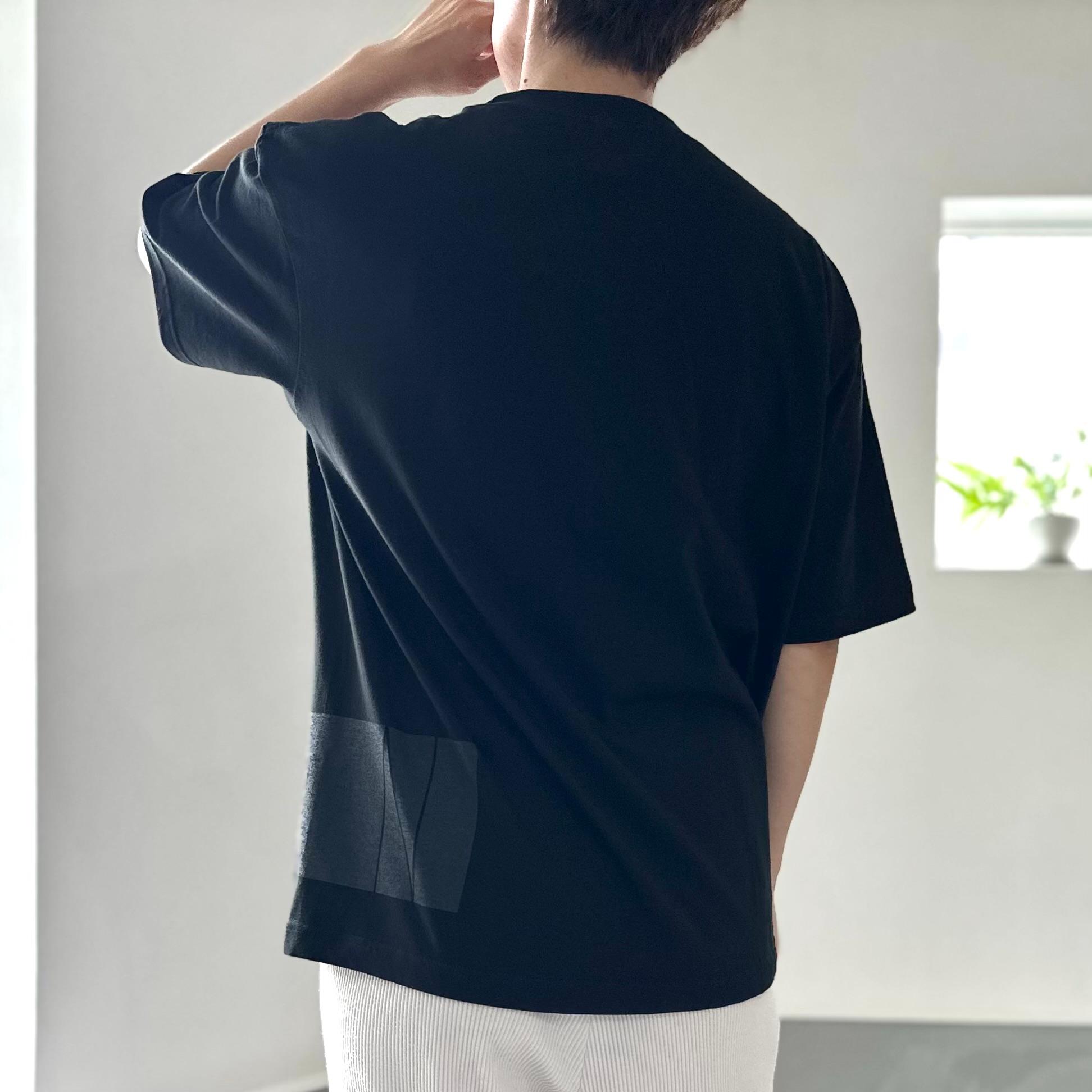 【ユニセックス】サイドプリント-5th ビッグシルエットTシャツ 2色展開【ブラック】 | 9枚目