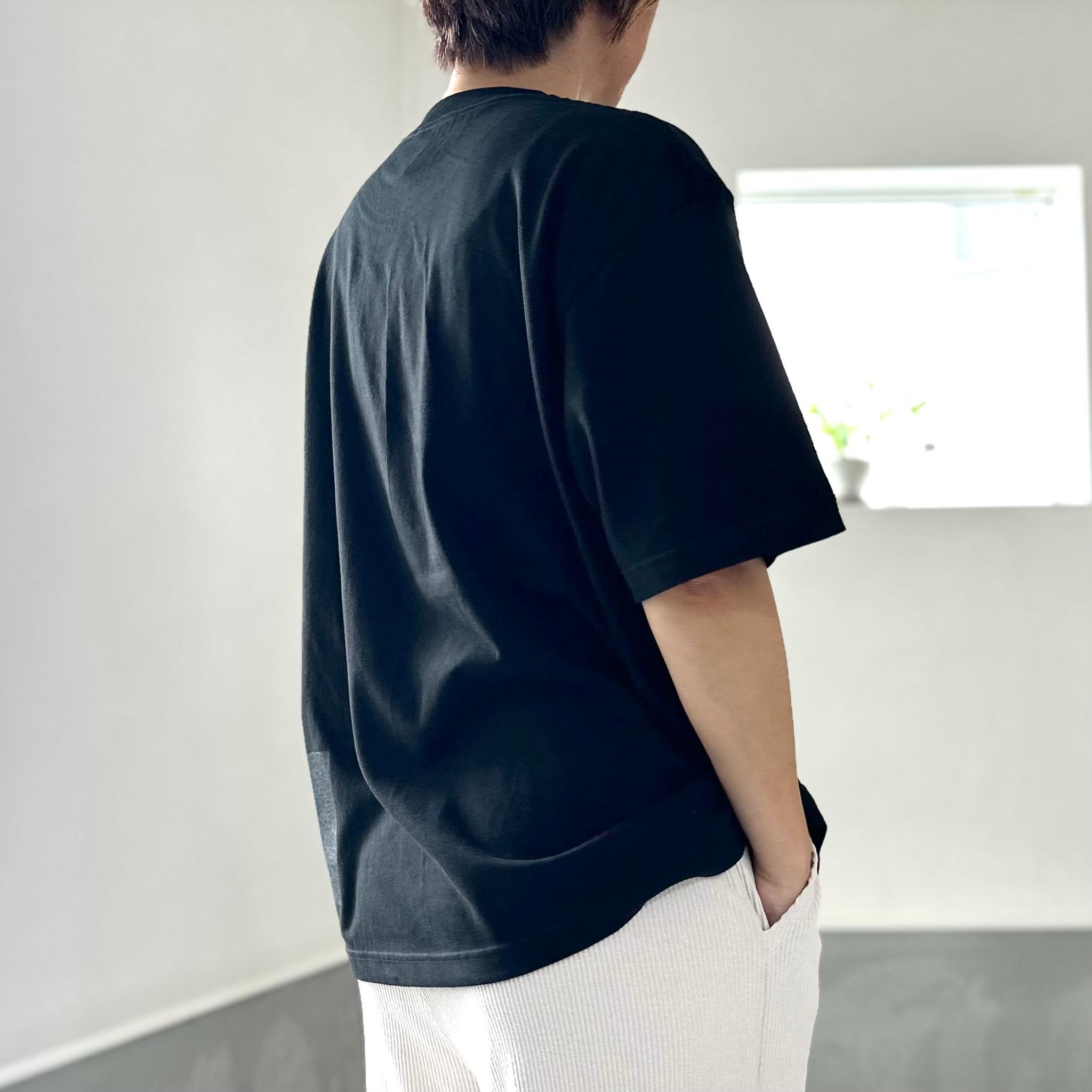 【ユニセックス】サイドプリント-5th ビッグシルエットTシャツ 2色展開【ブラック】 | 10枚目