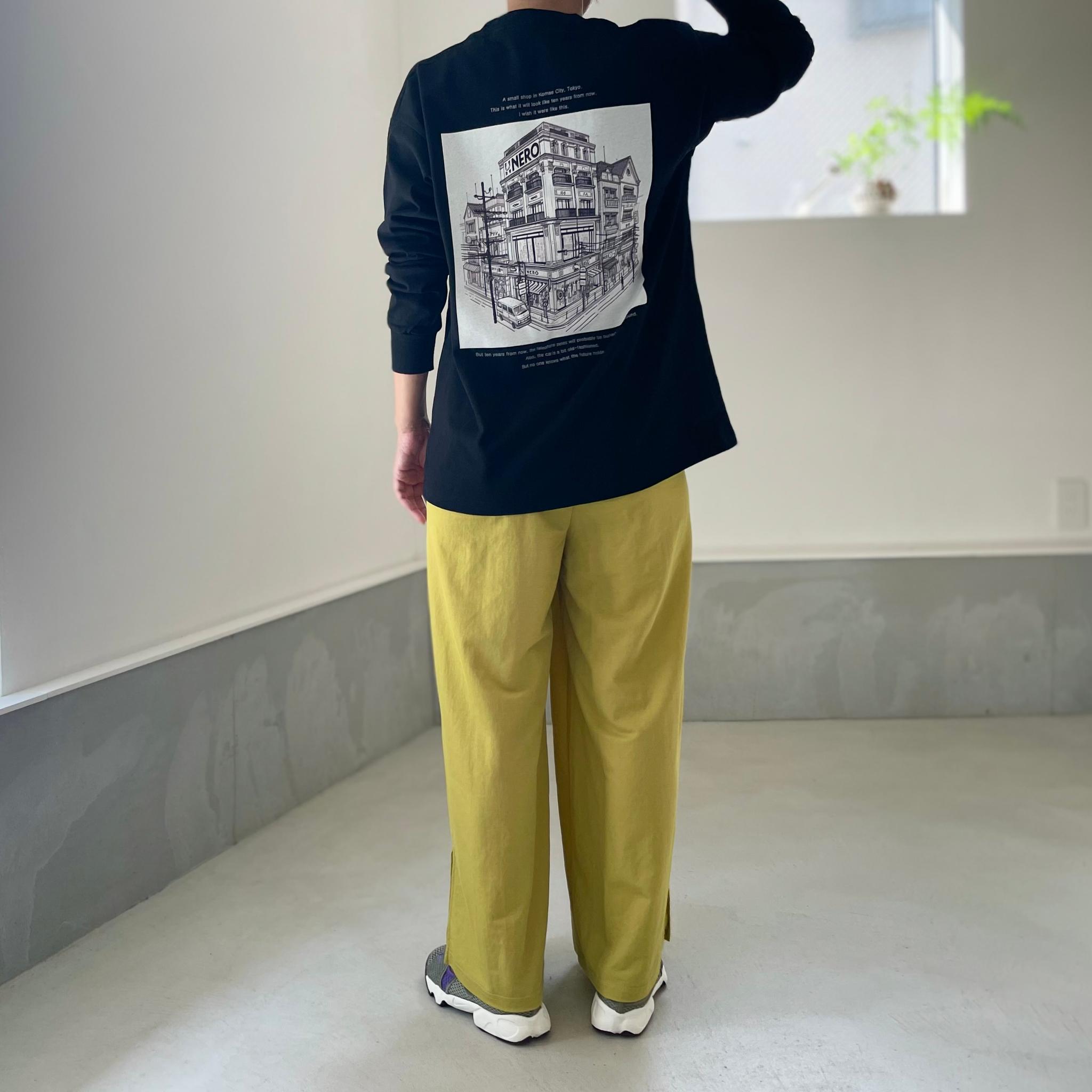 【接触冷感】サイドスリット イージーワイドパンツ 4色展開【イエロー】『2025リデザイン』 | 9枚目