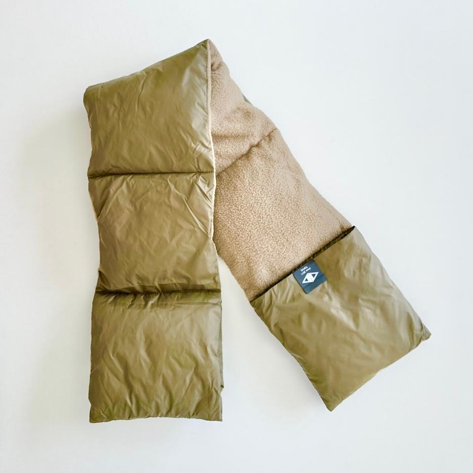 【ユニセックス】ポケッタブルダウンショートマフラー | 14枚目