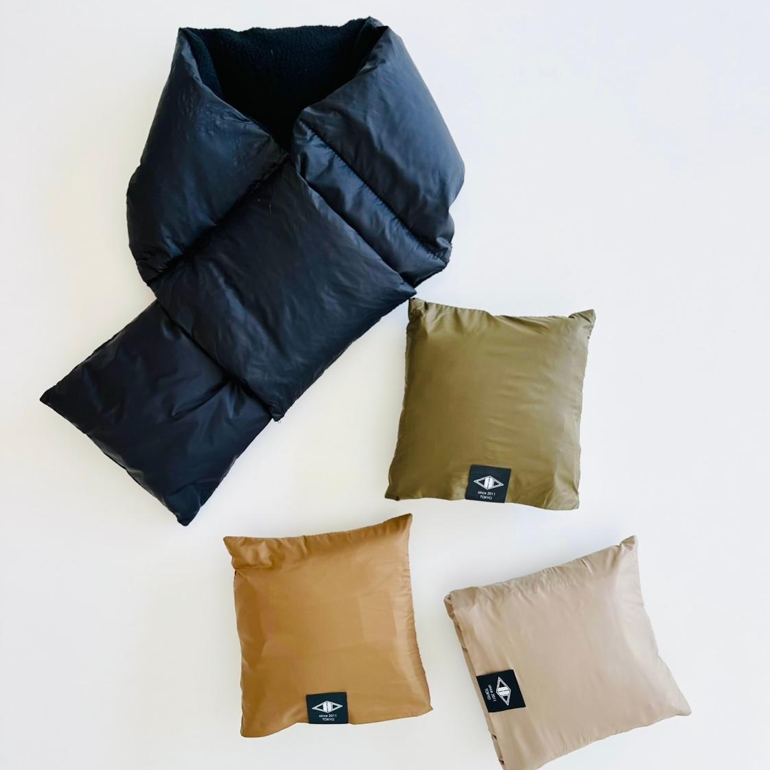 【ユニセックス】ポケッタブルダウンショートマフラー | 4枚目