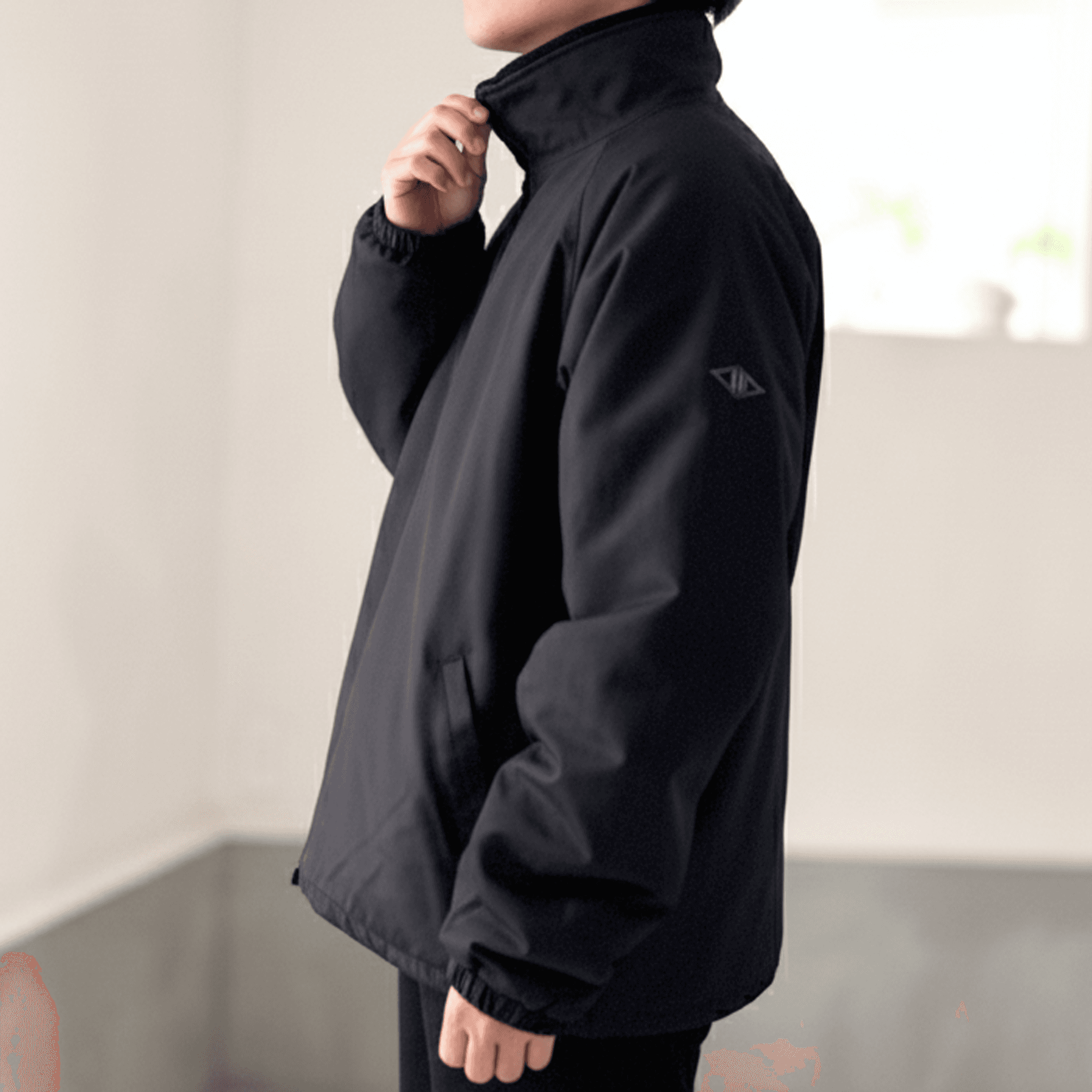 【リバーシブル】防風撥水ナイロン × あったかフリースブルゾン (ユニセックス)【5色展開】『2025新作』 | 19枚目