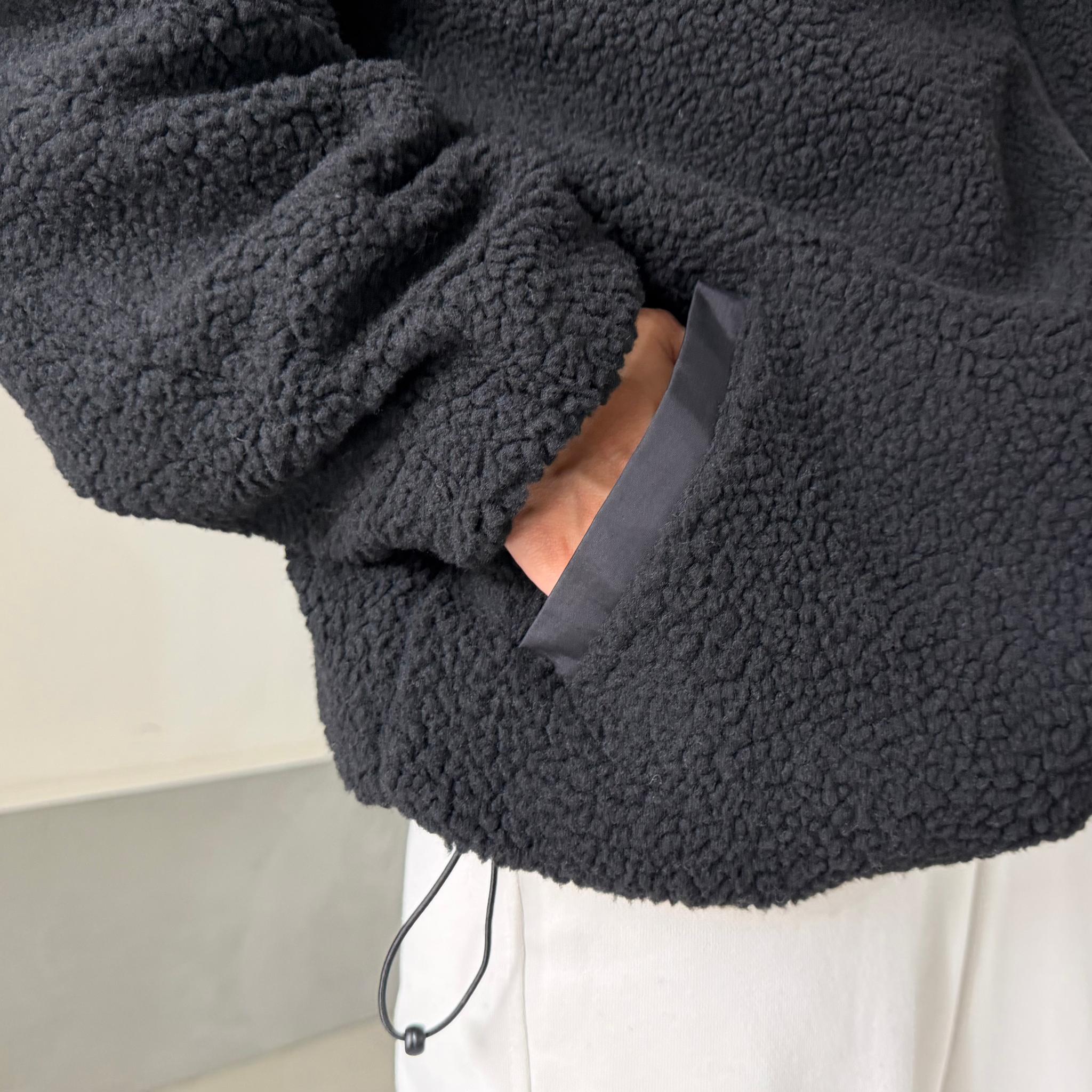 【リバーシブル】防風撥水ナイロン × あったかフリースブルゾン (ユニセックス)【5色展開】『2025新作』 | 20枚目