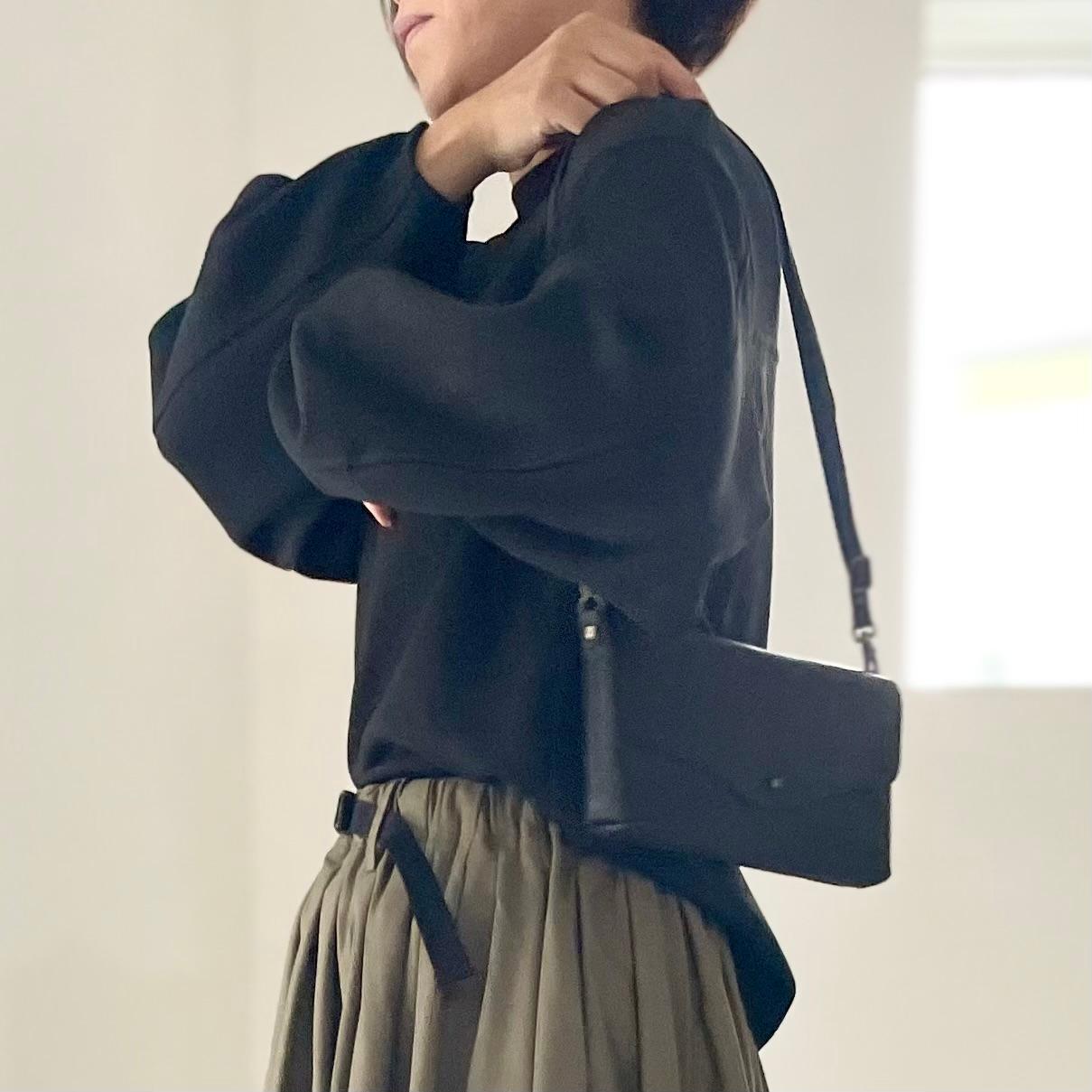 『2025新作』キレイ目にもカジュアルにも◎ダンボールニットプルオーバー【ブラック】 | 4枚目