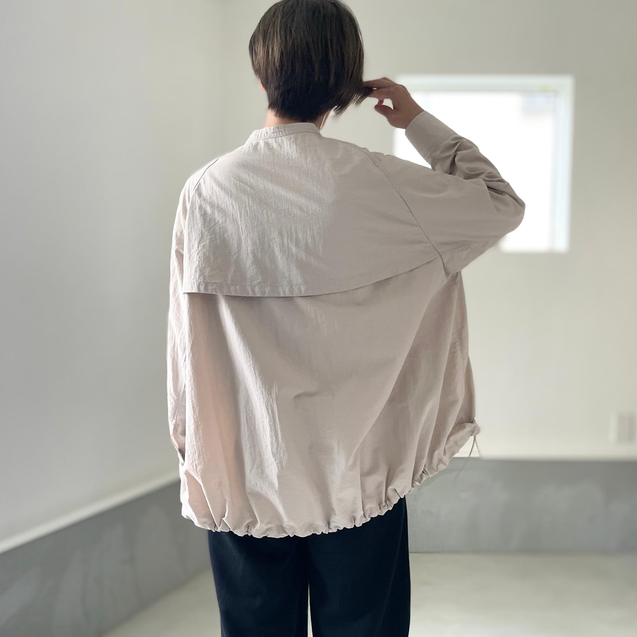 『2025新色』撥水ナイロンのヨーク付 ZIP UPブルゾン【ライトブルー】 | 11枚目