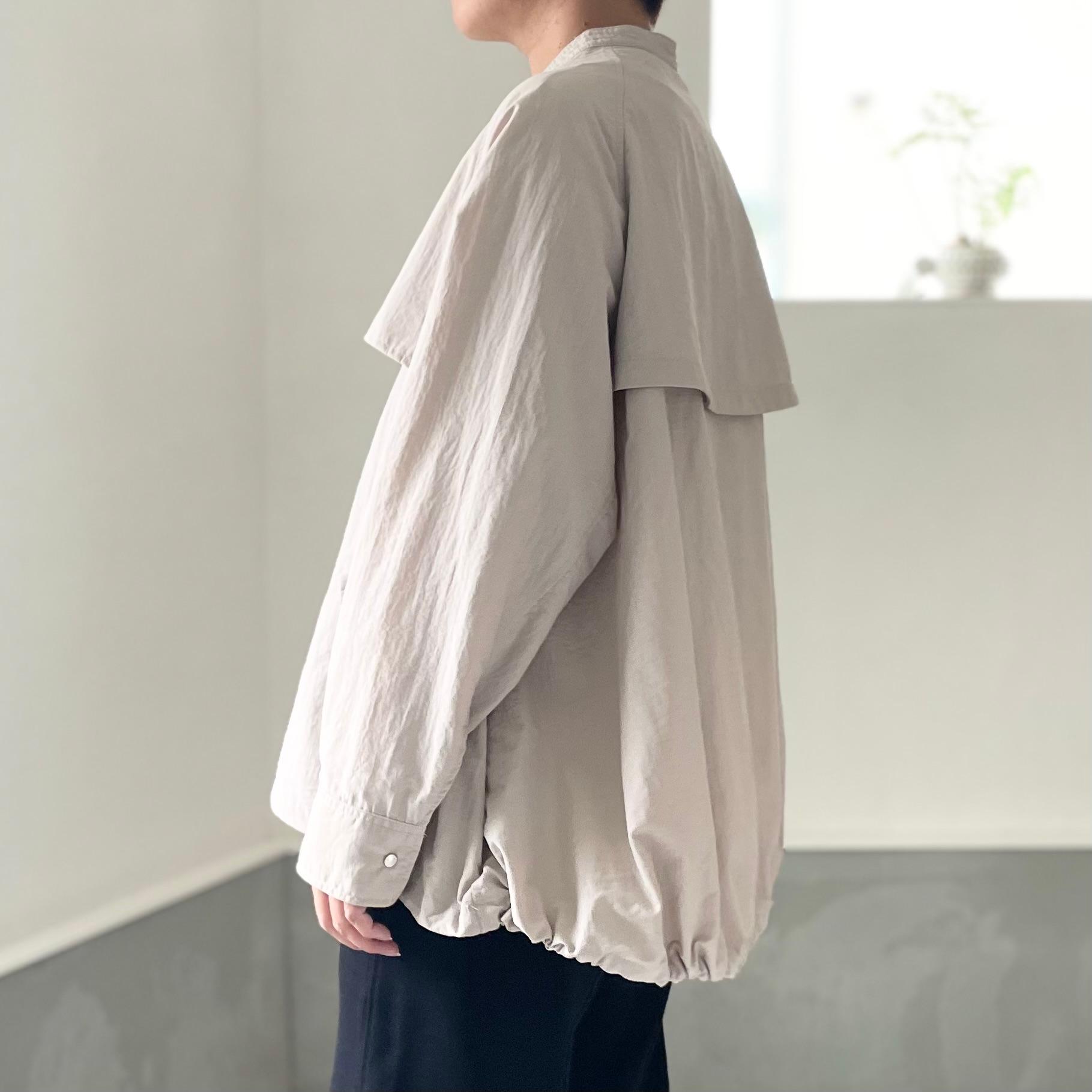 『2025新色』撥水ナイロンのヨーク付 ZIP UPブルゾン【ライトブルー】 | 12枚目