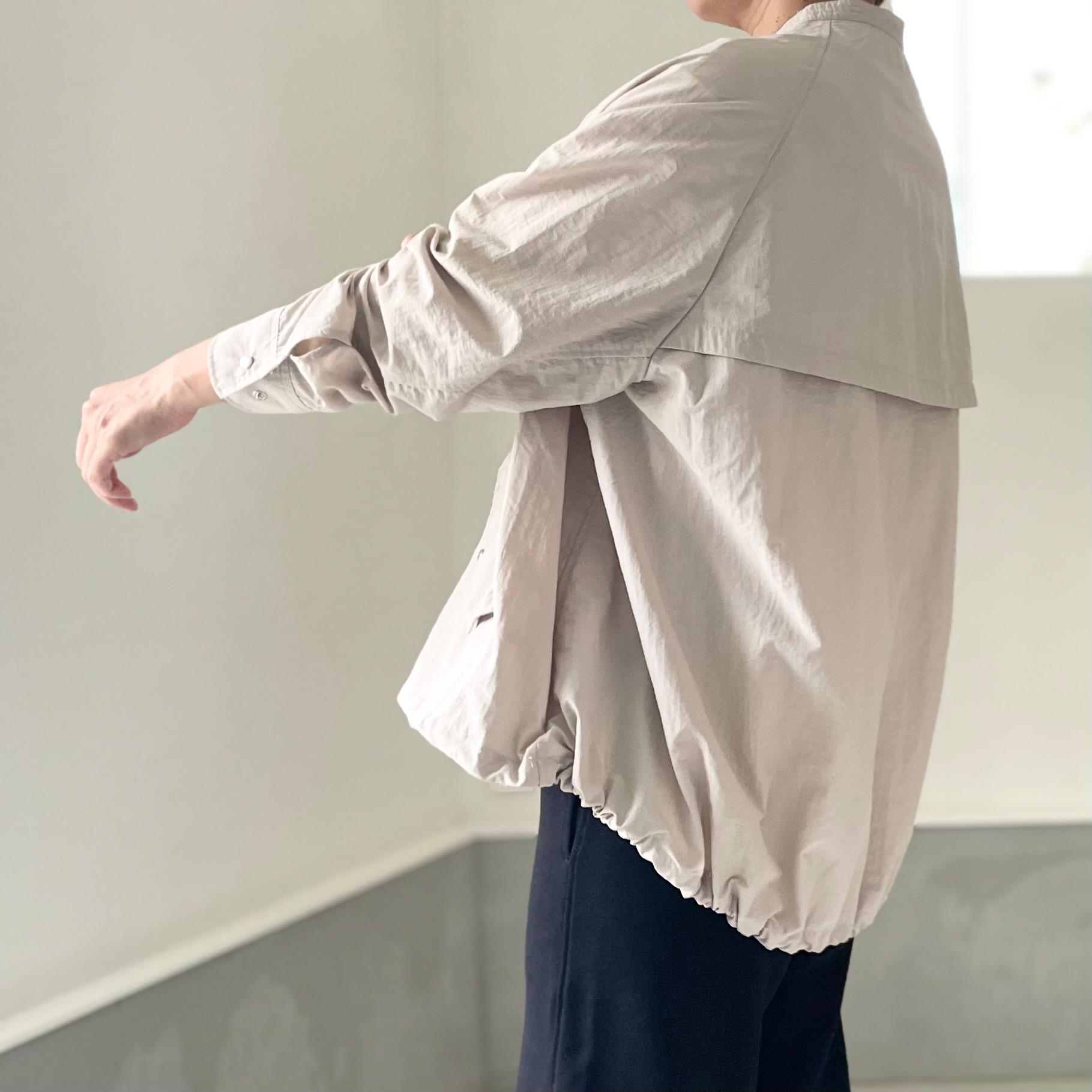 『2025新色』撥水ナイロンのヨーク付 ZIP UPブルゾン【ライトブルー】 | 13枚目