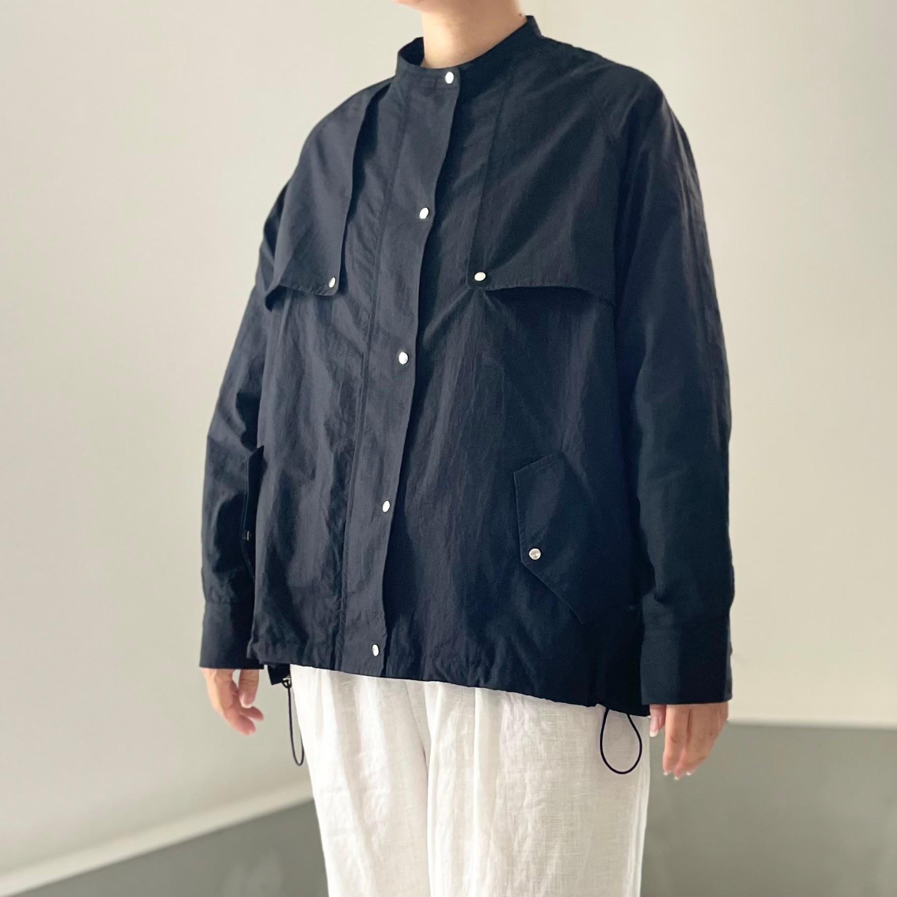 『2025新色』撥水ナイロンのヨーク付 ZIP UPブルゾン【ライトブルー】 | 15枚目