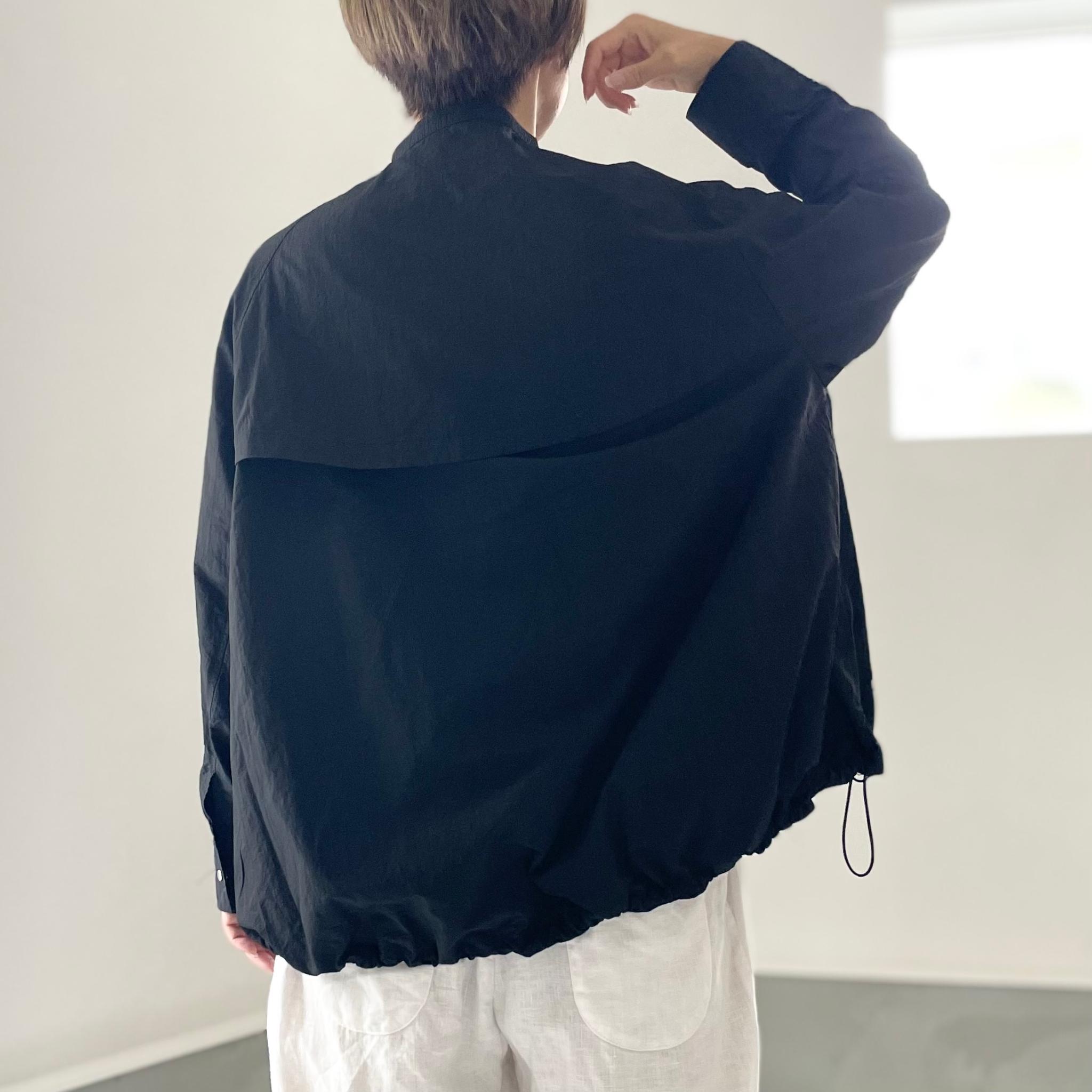 『2025新色』撥水ナイロンのヨーク付 ZIP UPブルゾン【ライトブルー】 | 18枚目