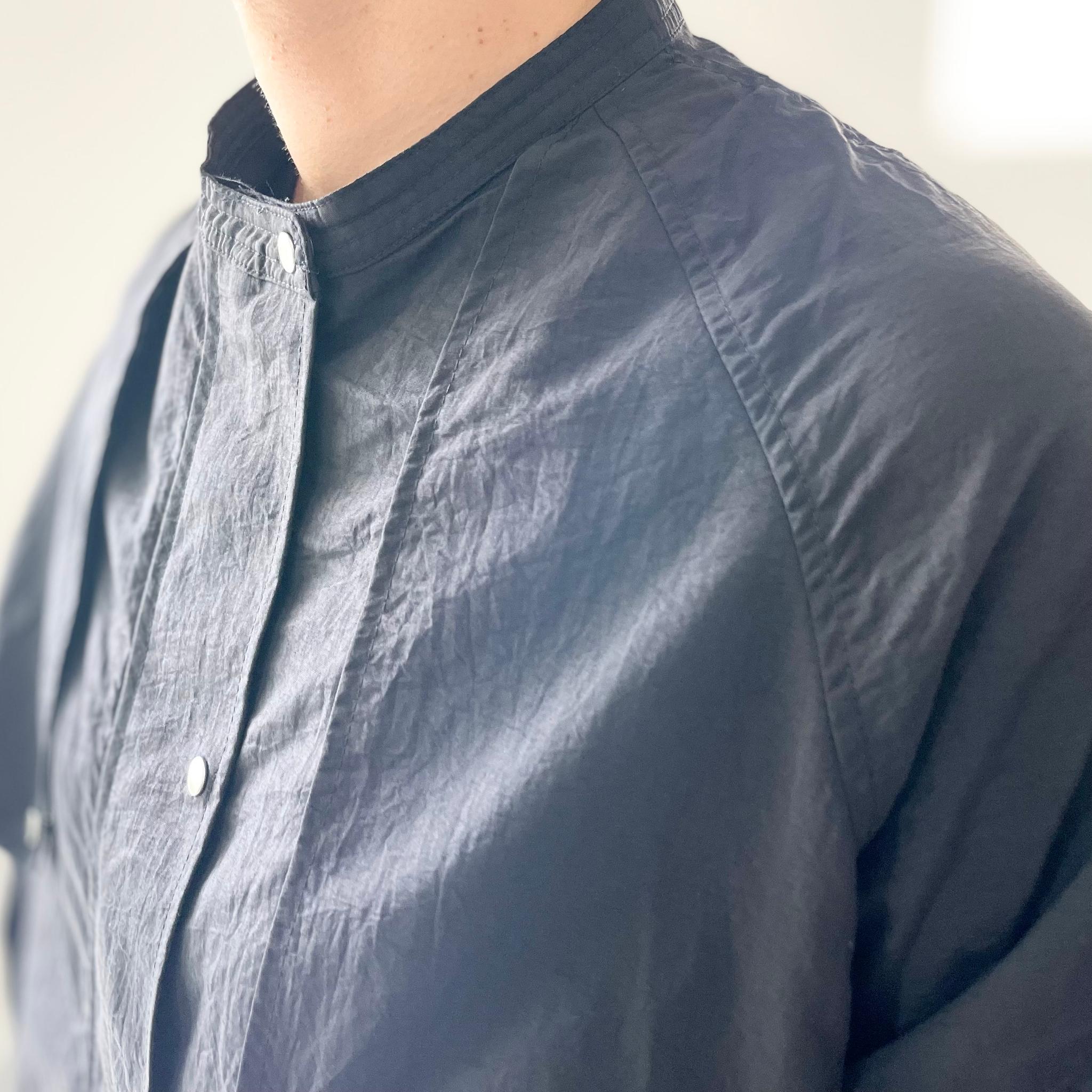 『2025新色』撥水ナイロンのヨーク付 ZIP UPブルゾン【ライトブルー】 | 19枚目