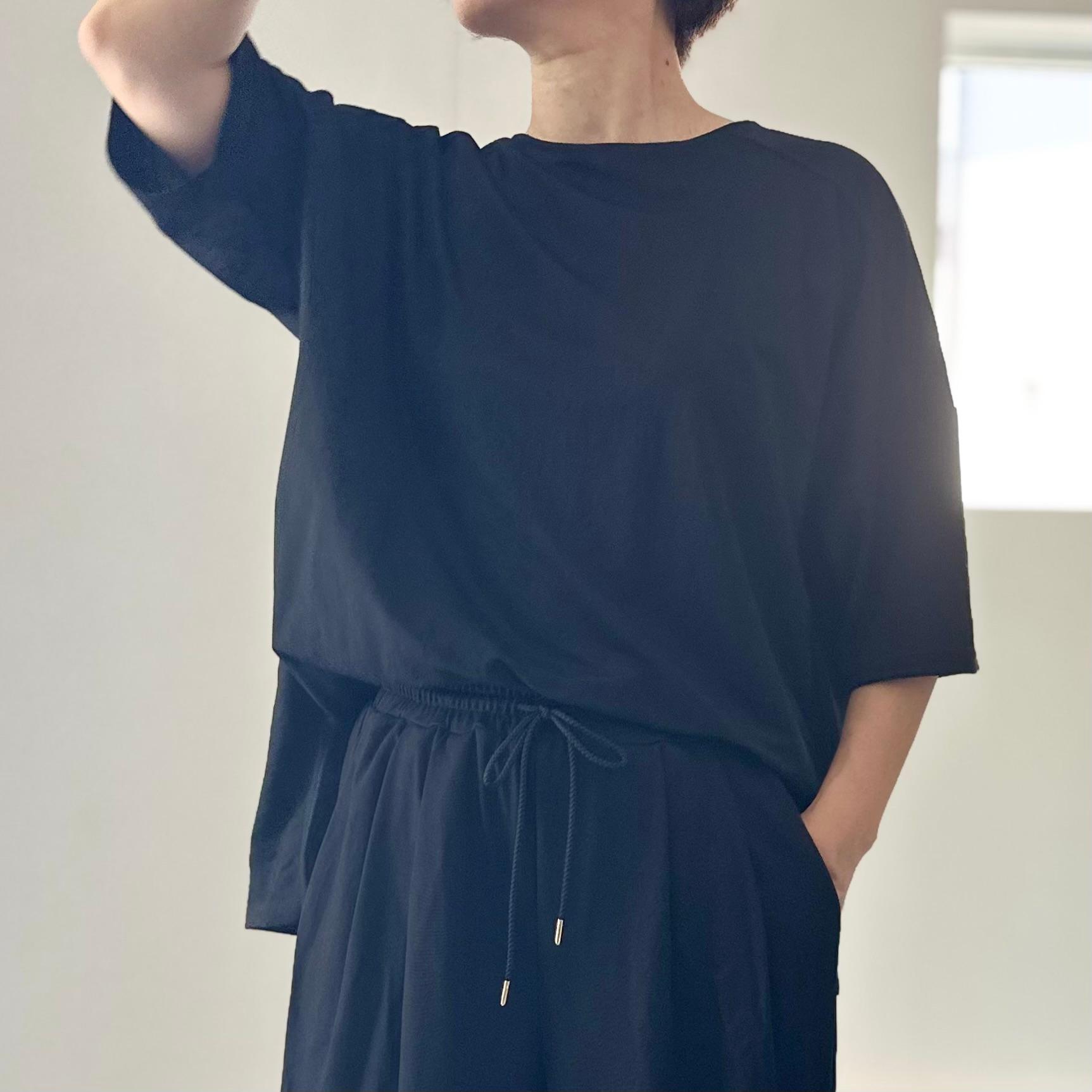 【接触冷感】サイドスリット オーバーサイズ半袖プルオーバー 5色展開【ホワイト】『2025リデザイン』 | 19枚目