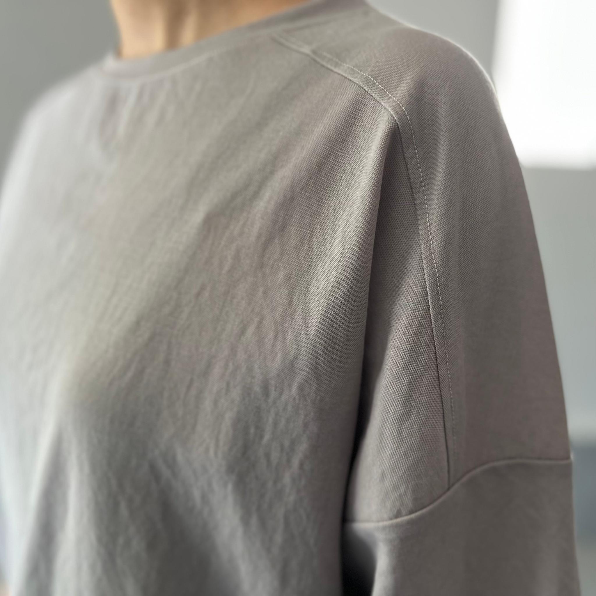 【接触冷感】サイドスリット オーバーサイズ半袖プルオーバー 5色展開【グレー】『2025リデザイン』 | 6枚目