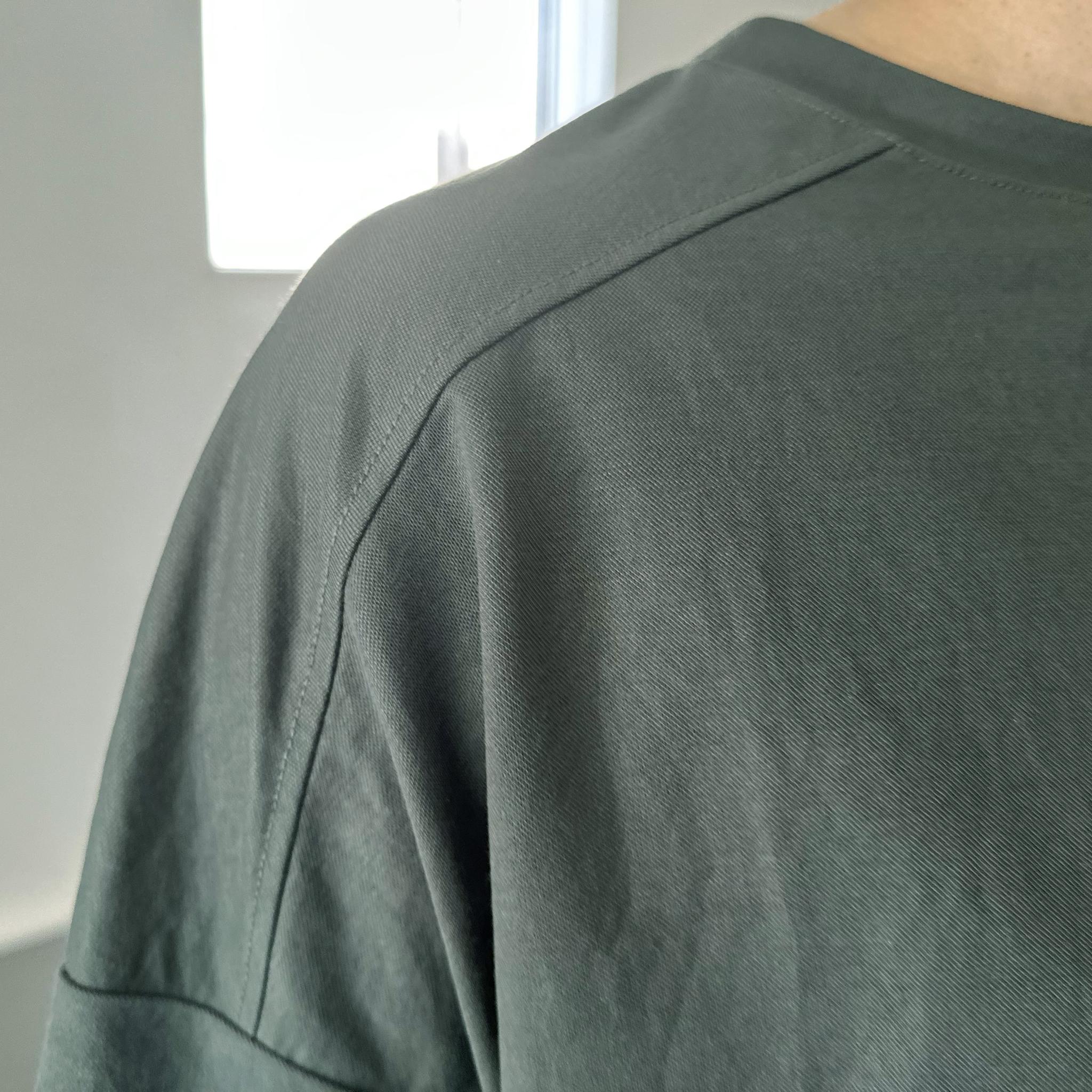 【接触冷感】サイドスリット オーバーサイズ半袖プルオーバー 5色展開【ダークグリーン】『2025リデザイン』 | 9枚目