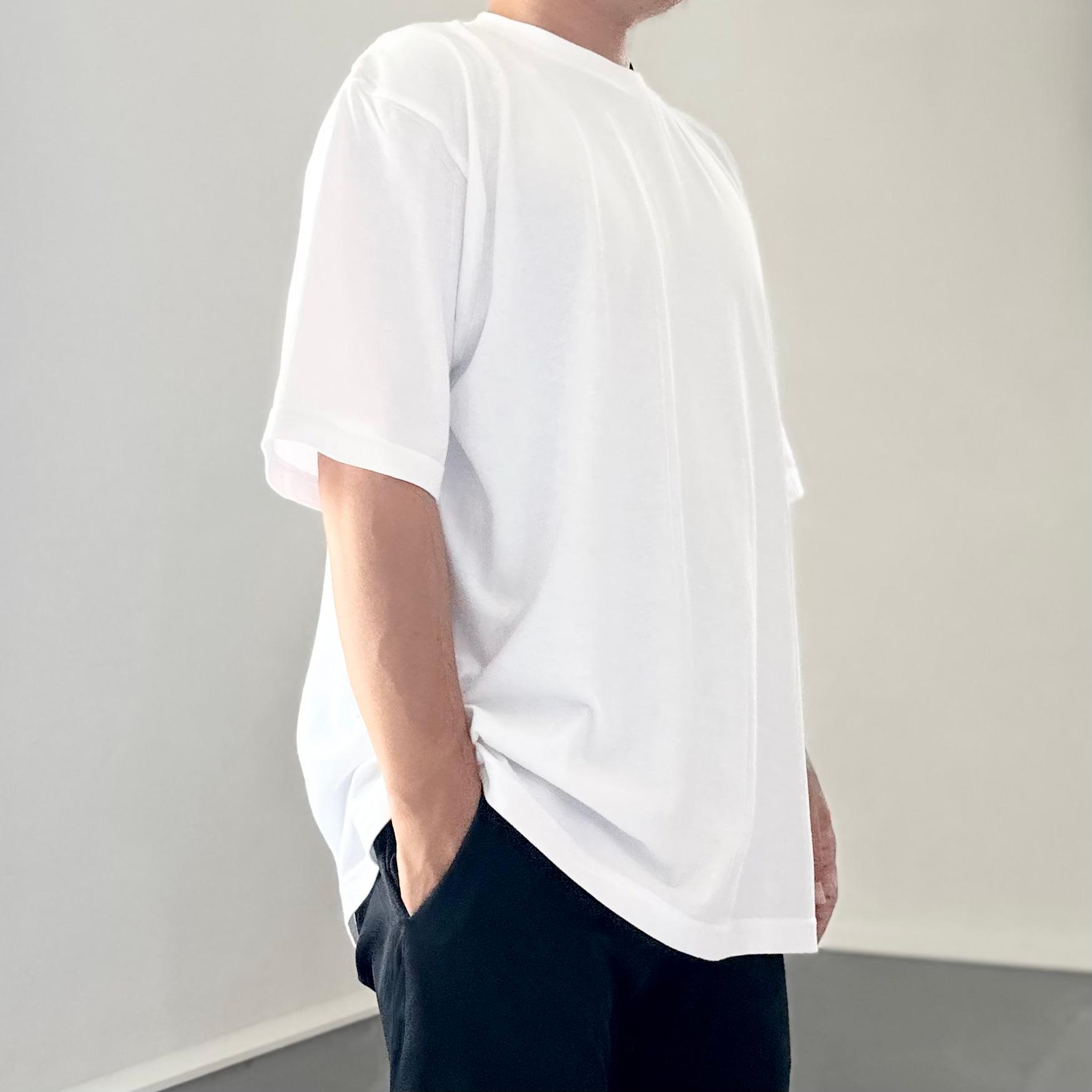 【ユニセックス】サイドプリント-5th ビッグシルエットTシャツ 2色展開【ホワイト】 | 3枚目