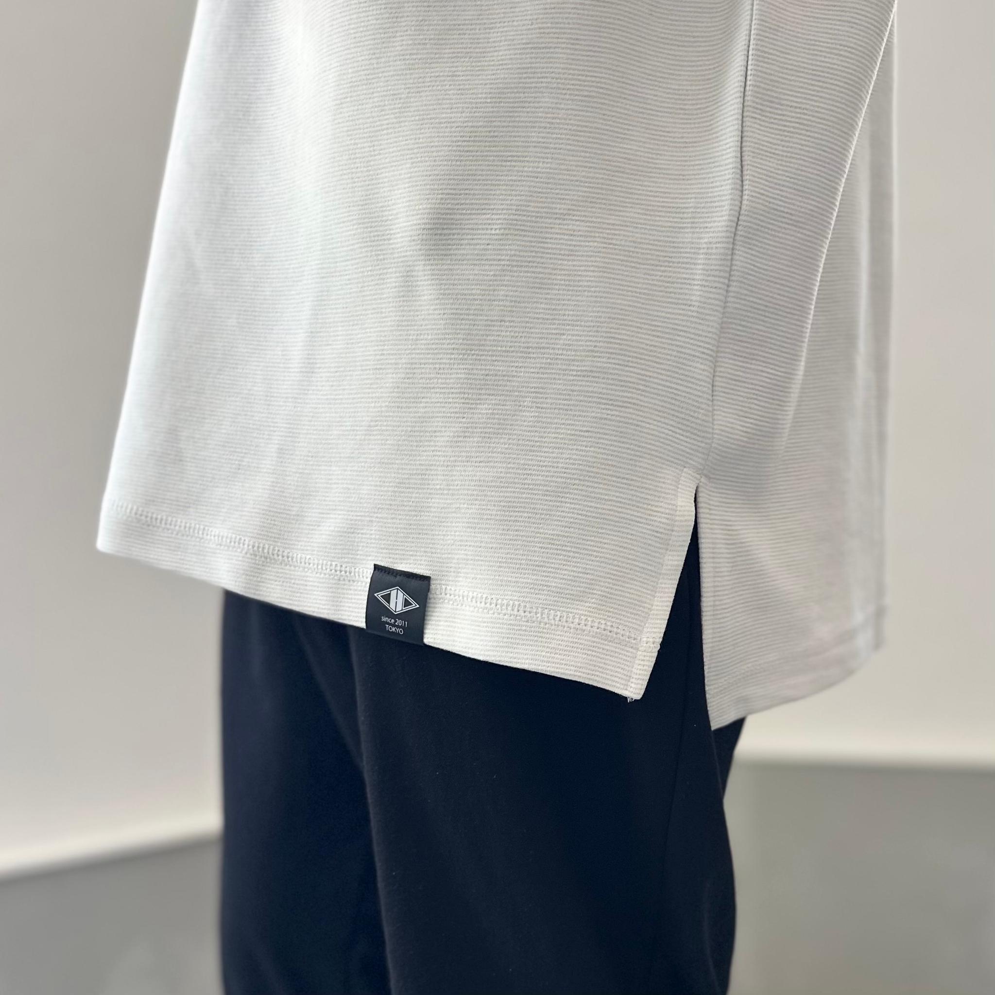 『2025秋♪新作』【ユニセックス】サイドスリット ガゼット付 ラグランスリーブ ビッグシルエットTシャツ【ホワイト】 | 10枚目